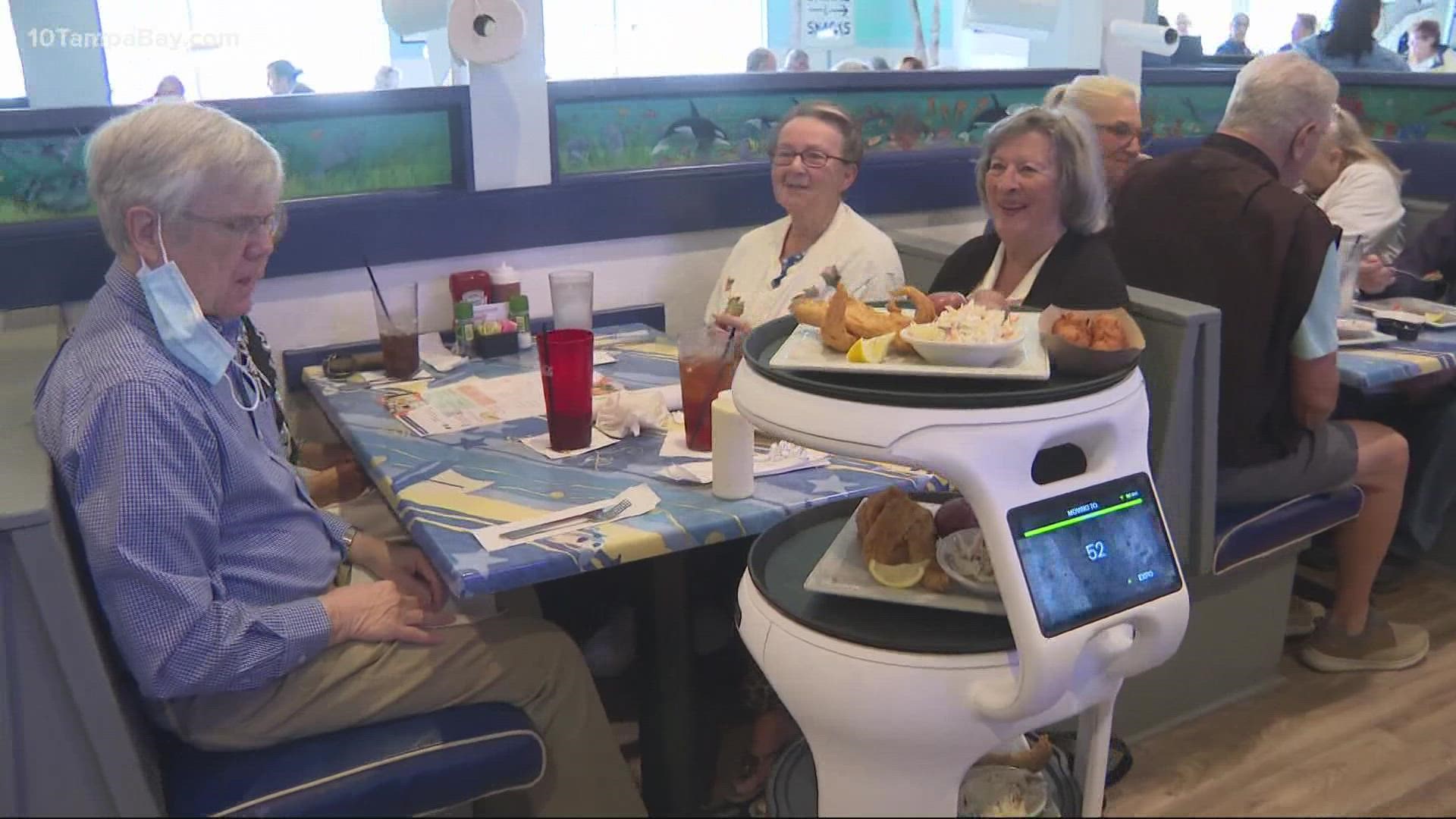 Bradenton restaurant uses robot server to bring food to tables