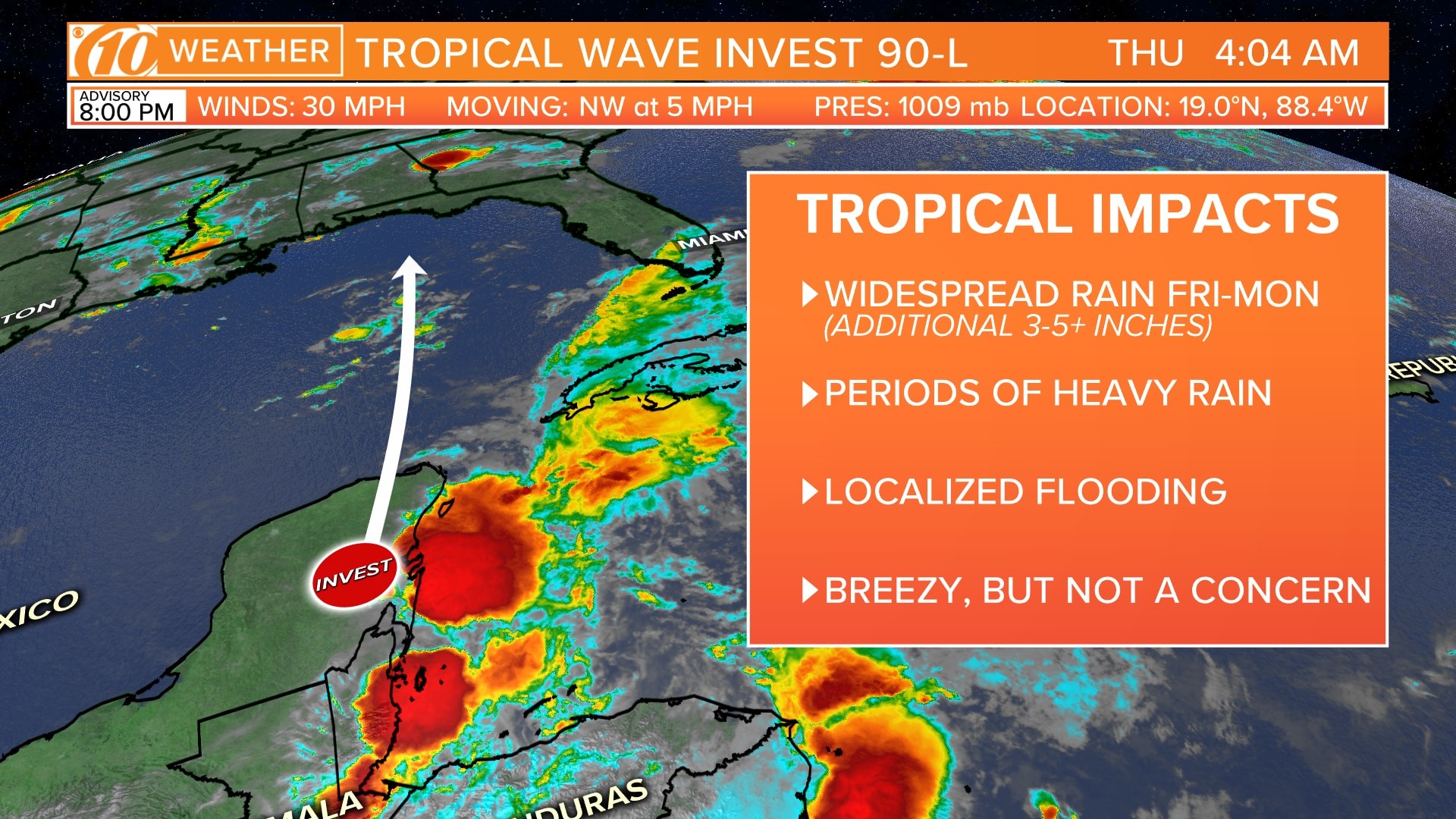 Photos National Hurricane Center watching Invest 90L