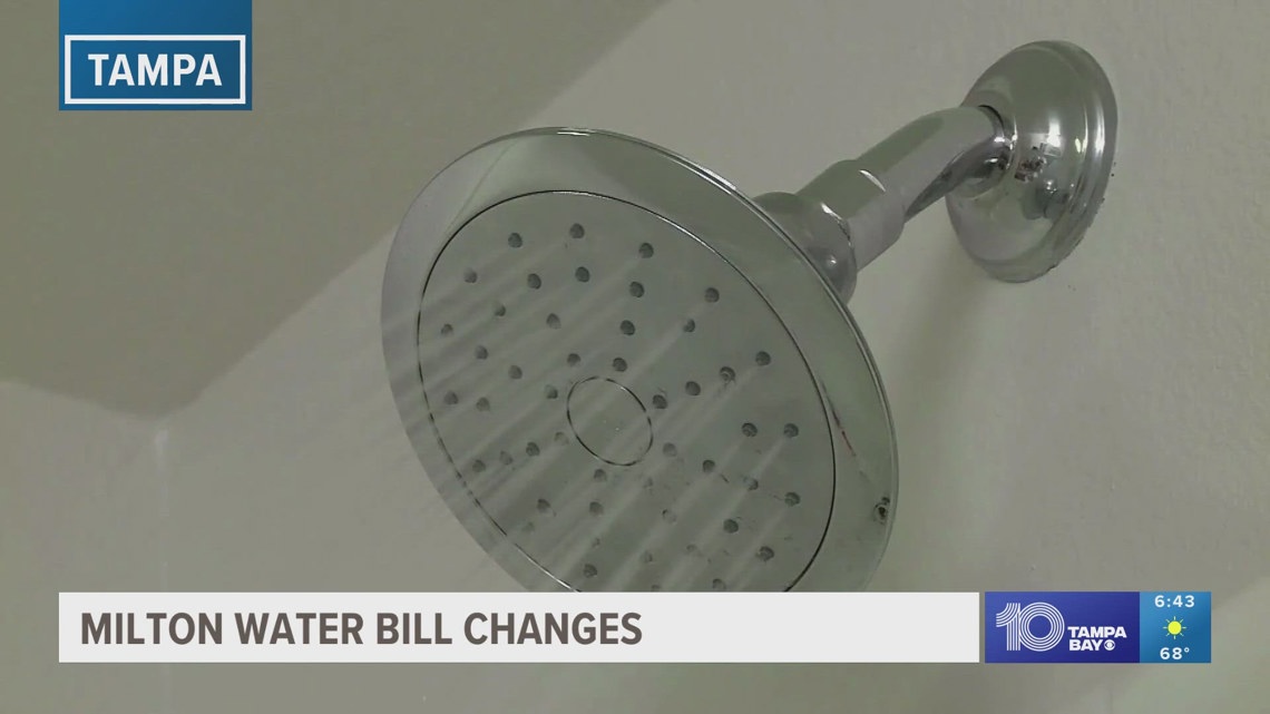 Tampa residents will get estimated water bill after Milton affects
