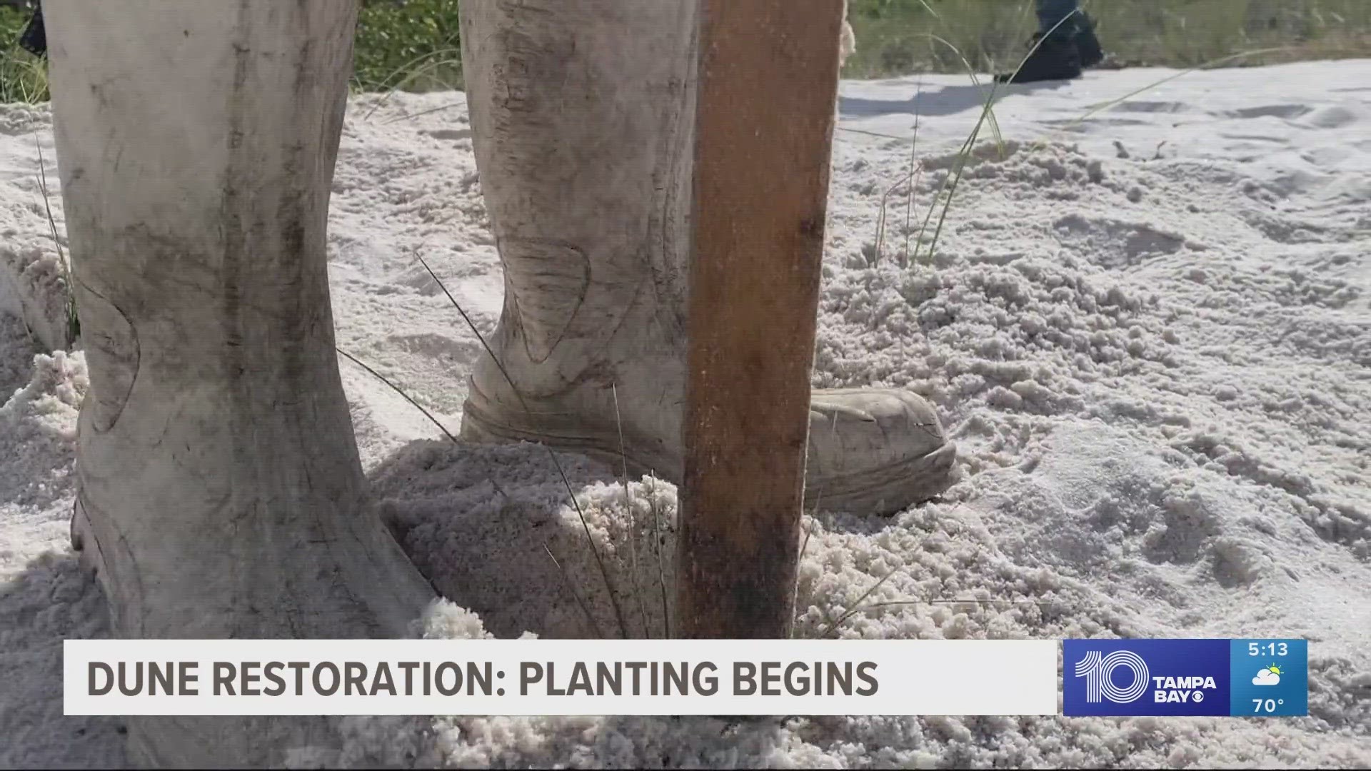 For weeks, Pinellas County has been working to replace the sand washed away by Hurricane Idalia.