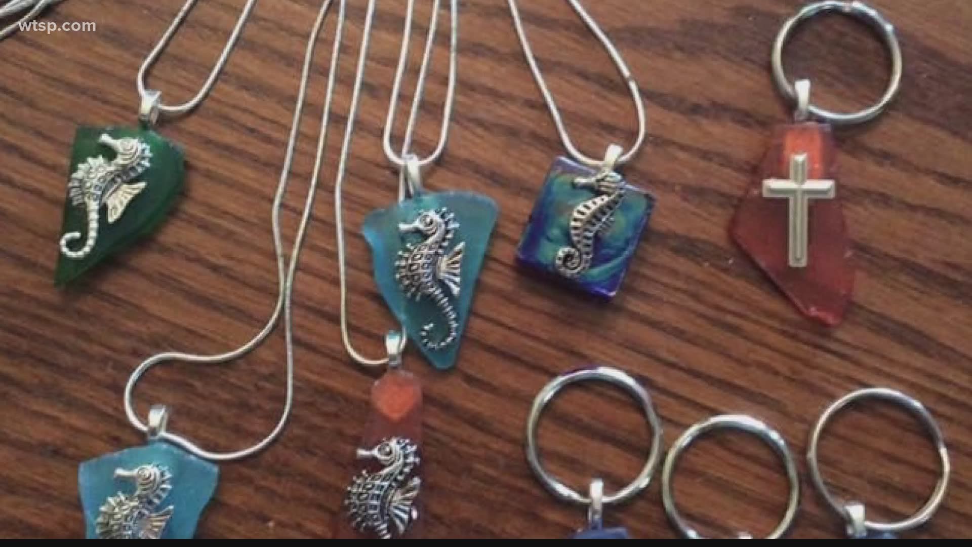 Trina Bertoldi's jewelry is offsetting the rising cost of shipping donated clothing to needy mothers during the COVID-19 pandemic.