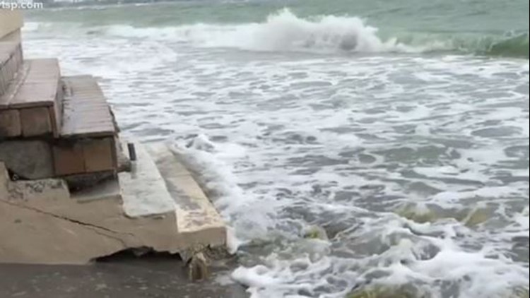 State Of Emergency Declared For Lido Beach Erosion Wtsp Com