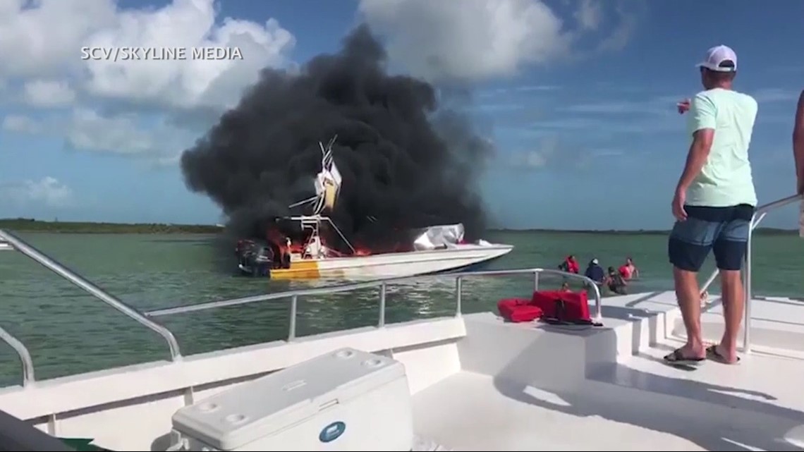1 dead, 9 injured after boat explosion off coast of the Bahamas