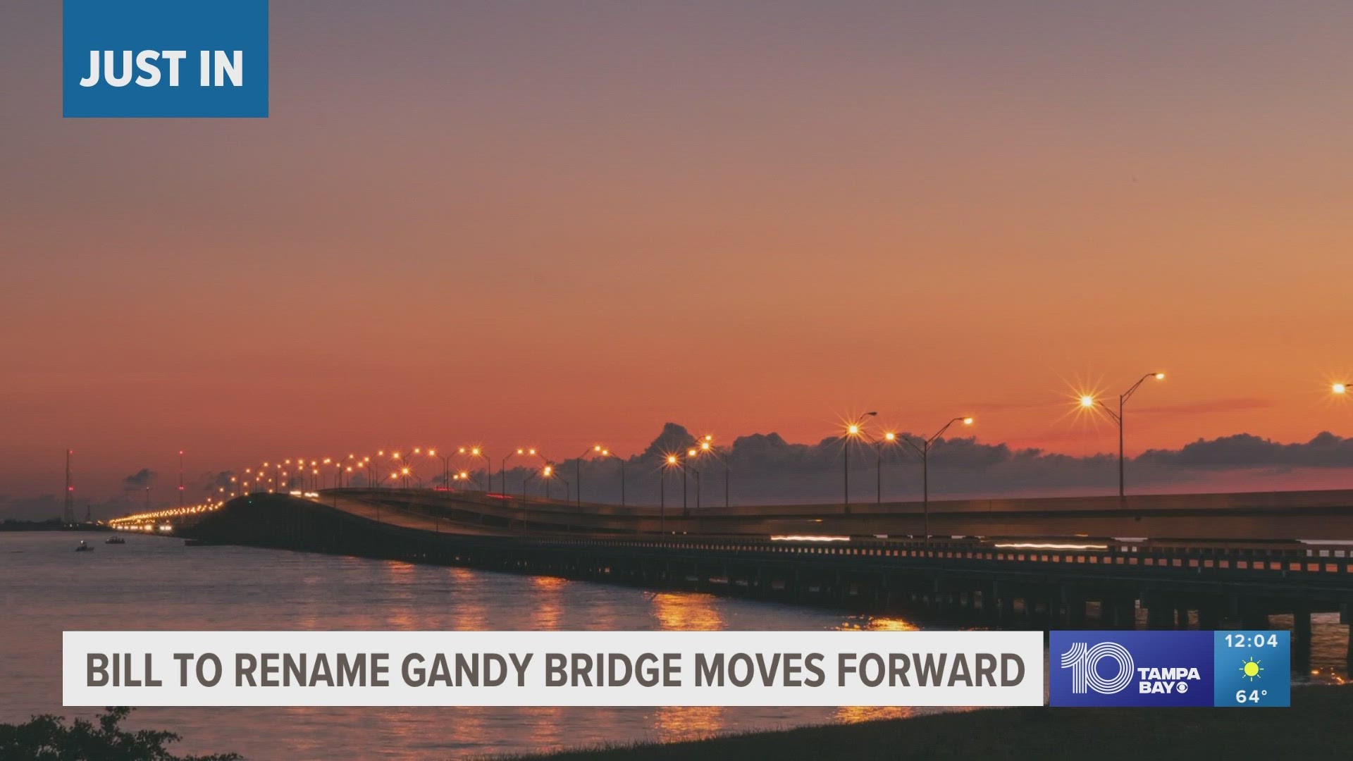 Bill To Rename Gandy Bridge After Local Fallen Servicemember Moves