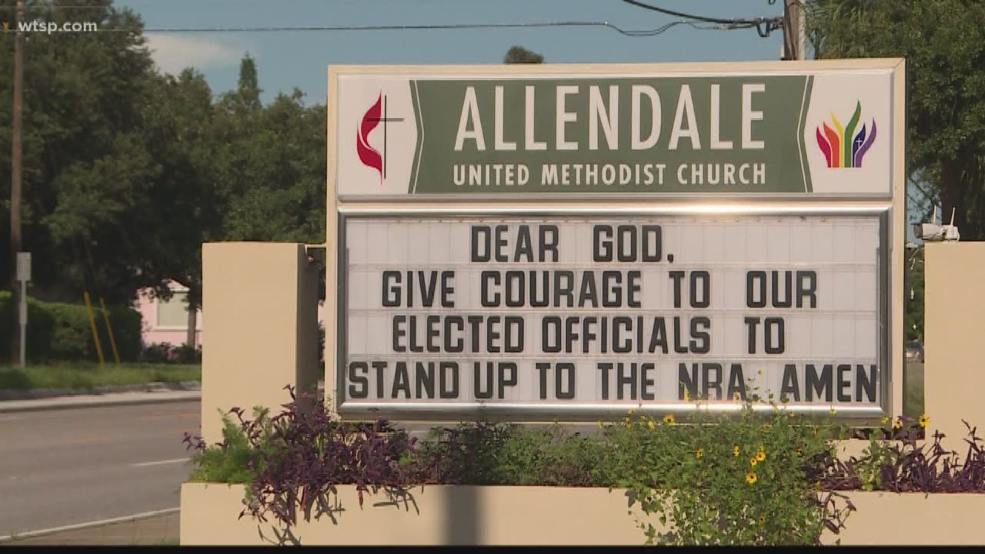 Parishioners arriving at Allendale United Methodist Church for Sunday service noticed an increased safety presence. The church has been on alert since someone shot through one of their preschool windows on Thursday. 

It was the first time the Edwards family had been back to the campus since the incident. Makena Edwards, 4, told her parents she didn't want to attend Sunday school.