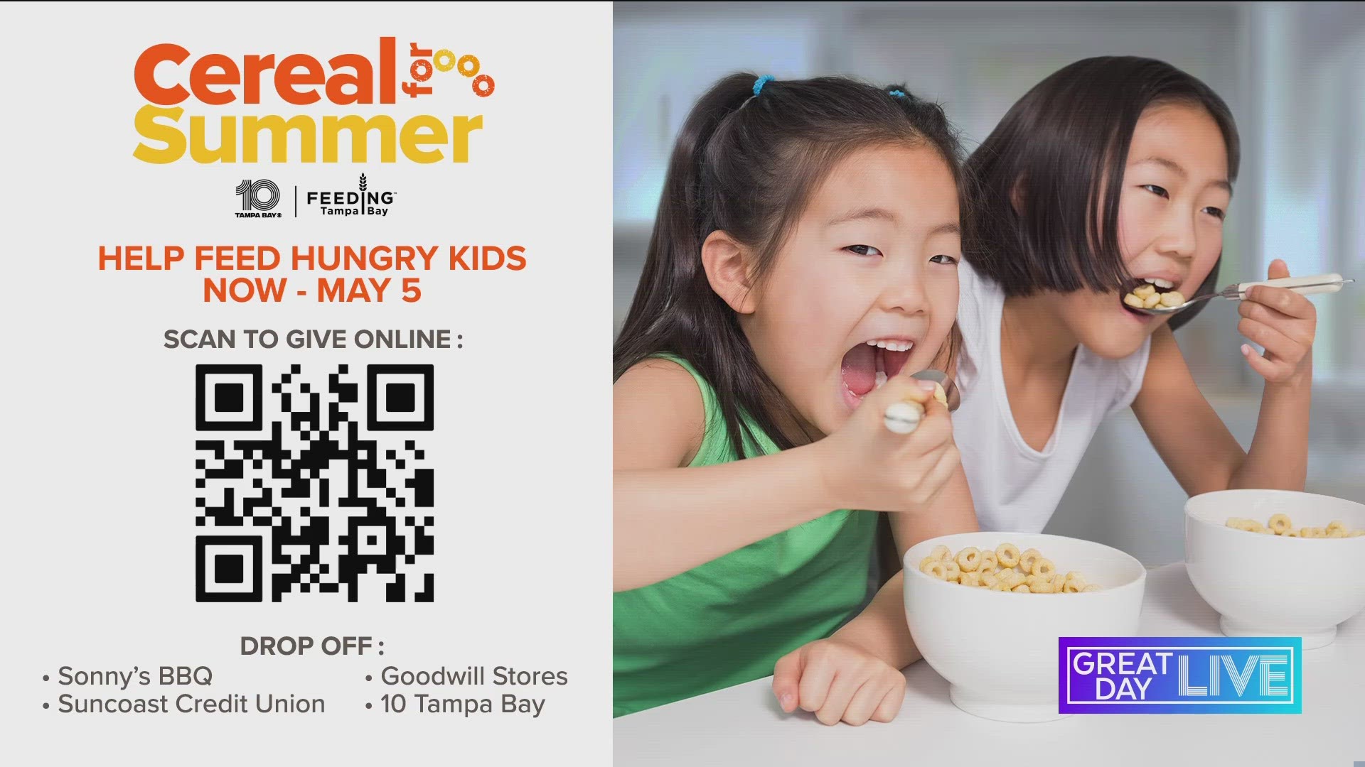 8th Annual 10 Tampa Bay Cereal for Summer