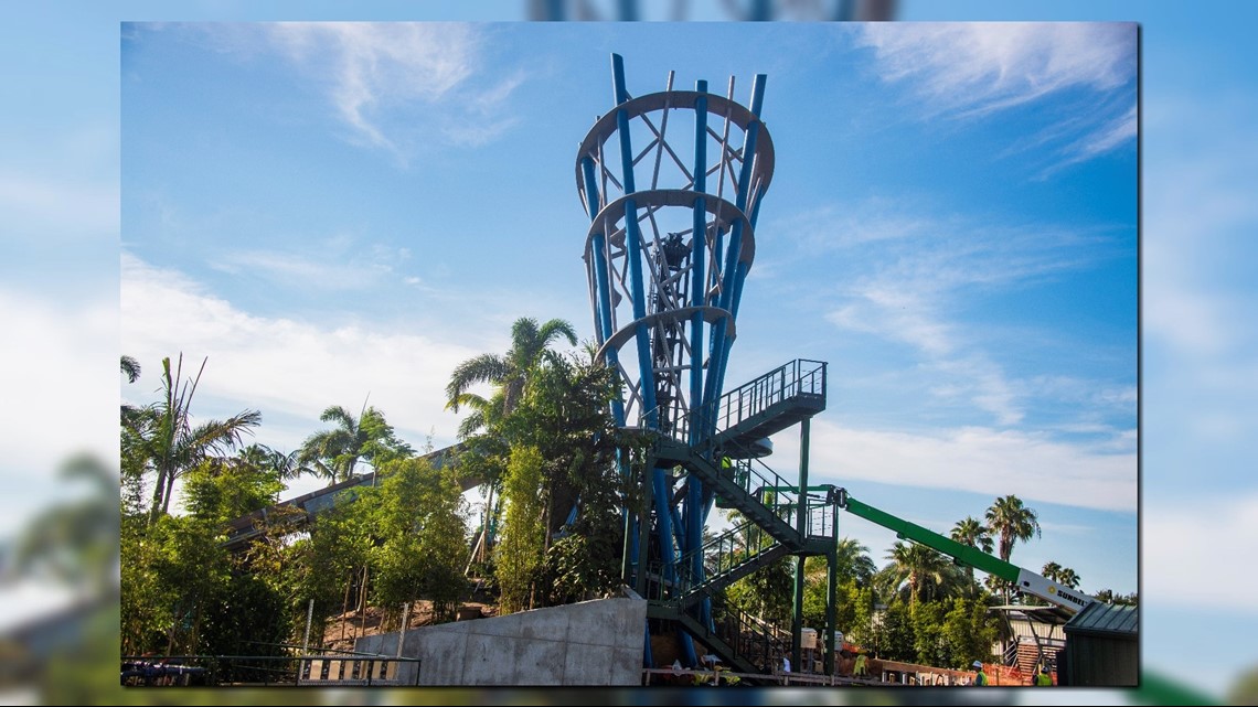 SeaWorld finishes construction on Infinity Falls, opening set for late ...