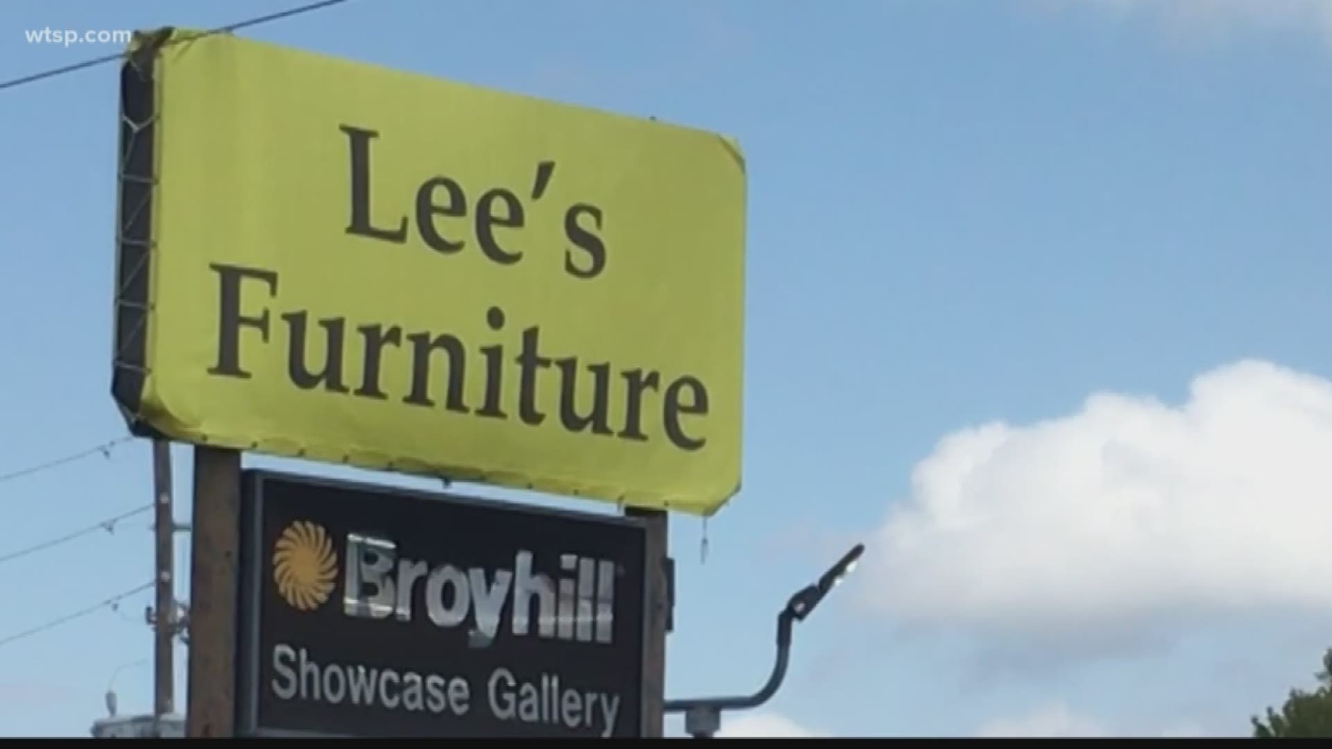 The chairs were ordered on June 8, 2018. Ruth Ann Milhouse paid Lee's Furniture in Sebring $909.25 -- half the price of the custom chairs. Two months later, in August, Ruth Ann says she still had no chairs.

The receipt from Lee's Furniture states backorders will take approximately 3 to 10 weeks. September came and went and still no chairs. Then, in October, Robert took a turn for the worse.