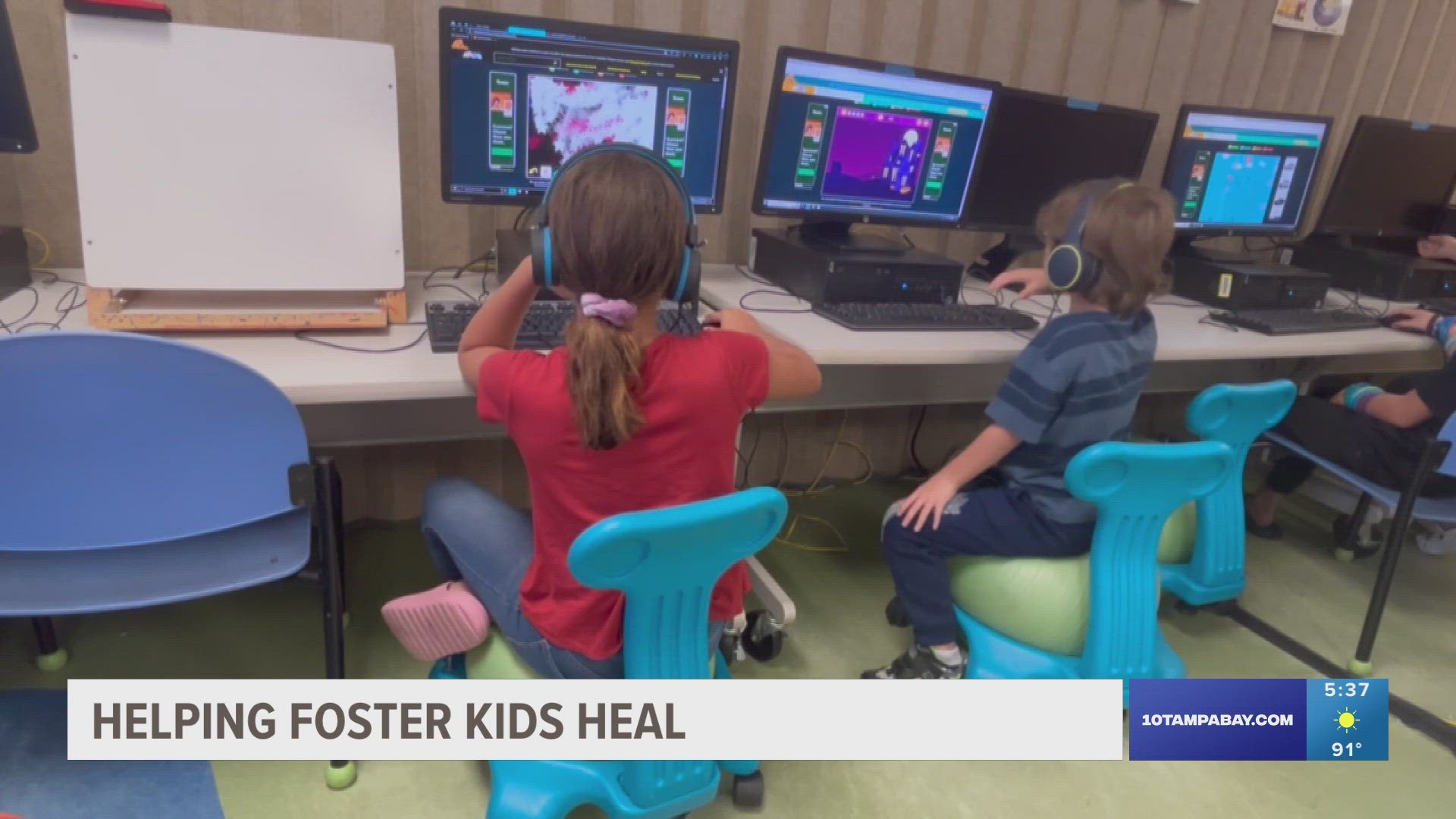 The center promotes healing by keeping siblings together.