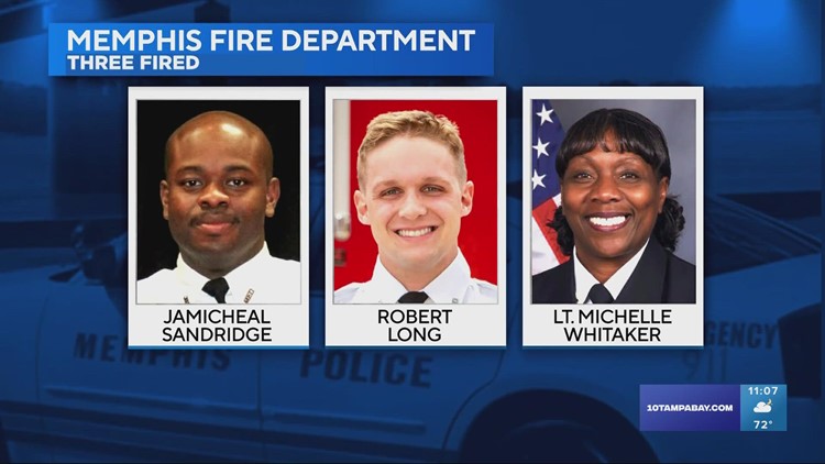 Three Memphis Fire Department employees fired as Tyre Nichols' death investigation continues