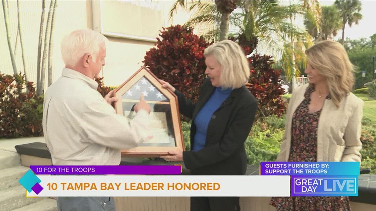 10 Tampa Bay leader honored by Support the Troops
