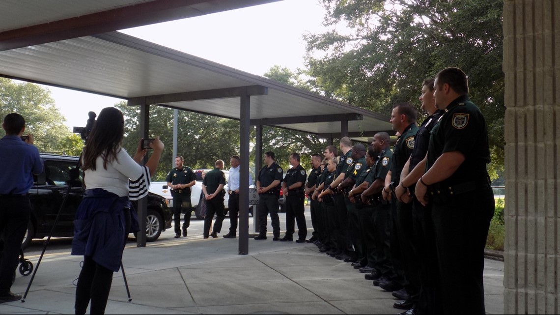 Florida Deputies Escort Son Of Fallen Deputy To First Day Of School