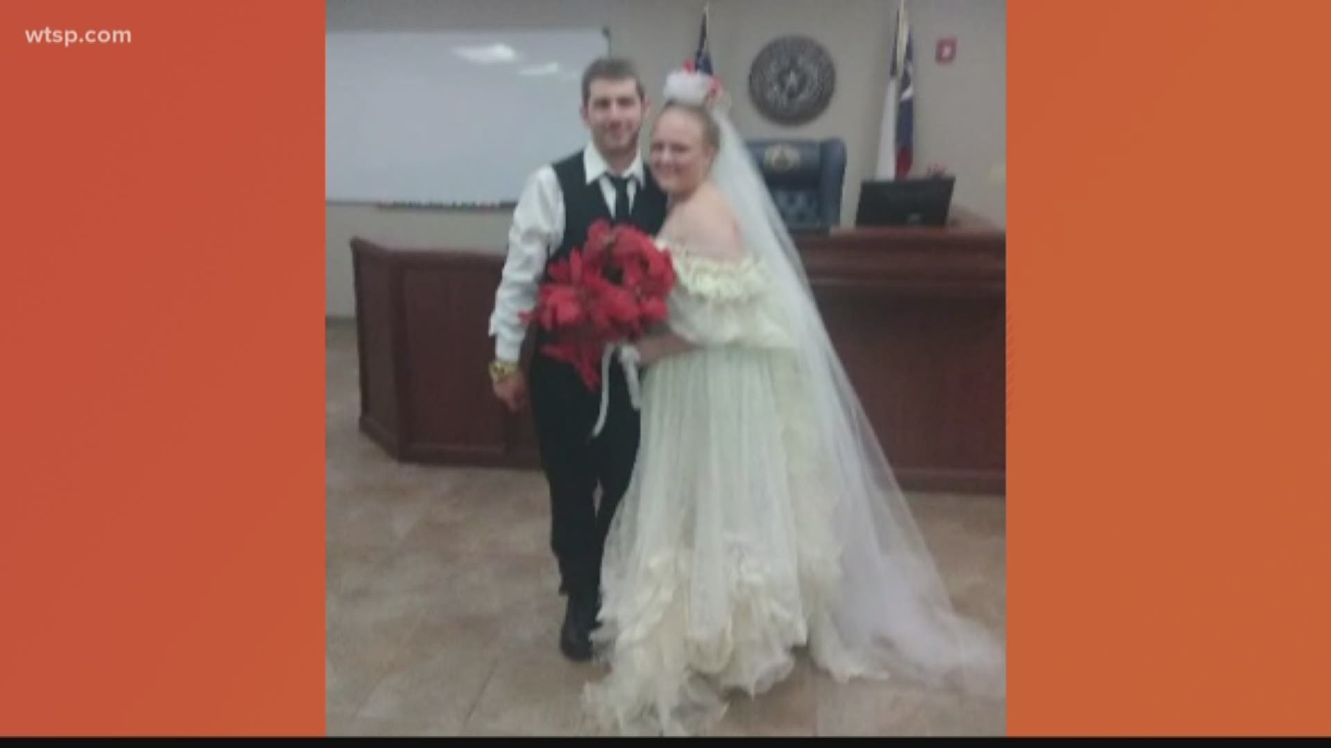 A newlywed couple was killed in a crash minutes after tying the knot in Orange County.

The accident happened across from the Orange County Airport on Highway 87 around 3 p.m. Friday. Police tell 12News Harley Morgan, 19, and Rhiannon Boudreaux, 20, were both killed. 

Family members say the couple's car was hit by a truck when they were leaving the parking lot of the Justice of the Peace following their nuptials.