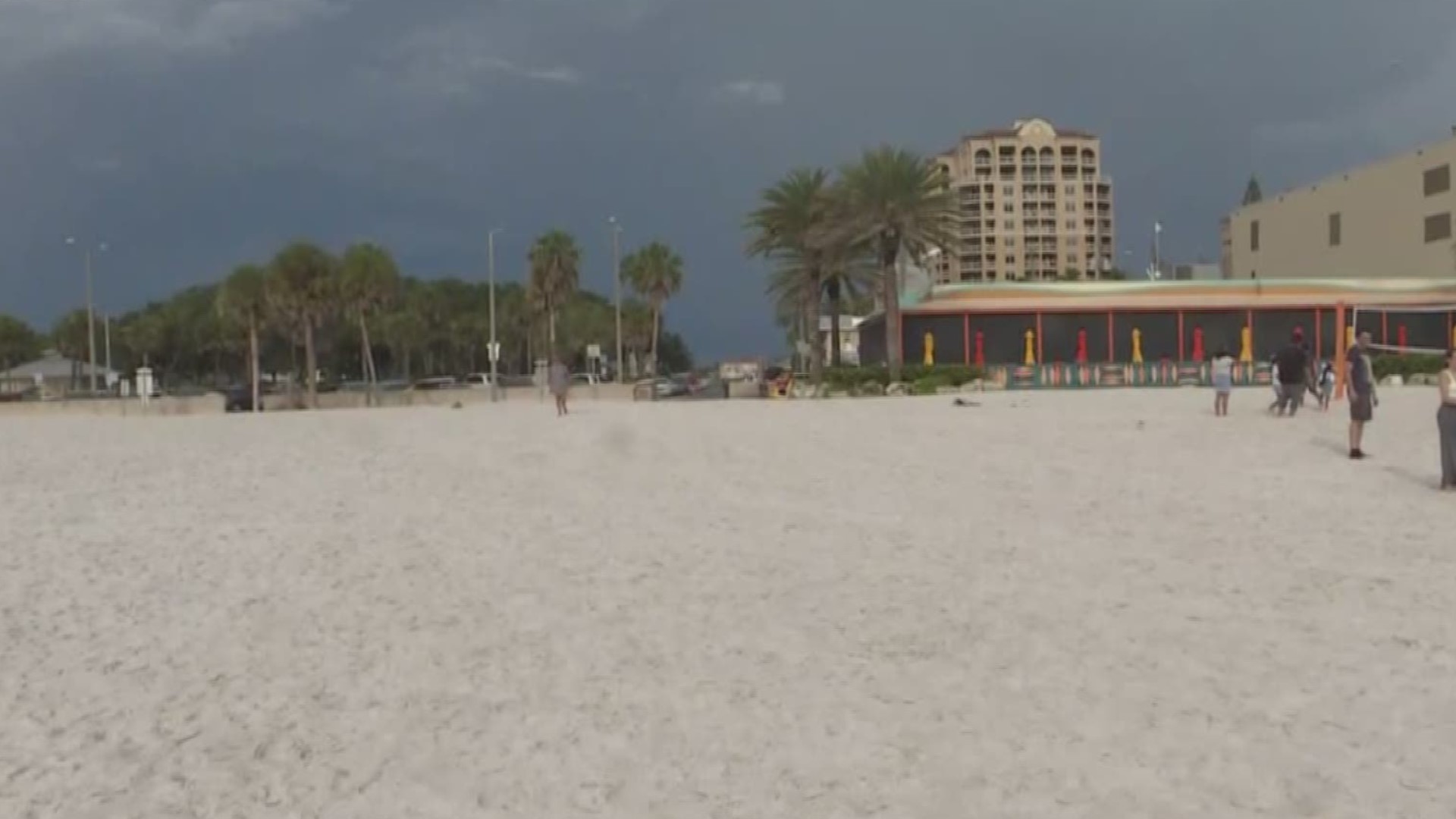 One person was struck by lightning on Clearwater Beach as a thunderstorm rolled through.

The victim, a man in his 40s, went into cardiac arrest and is in critical condition, according to the Clearwater Police Department. Seven other people near the man were injured, the agency added.

It happened around 12:42 p.m. Sunday on the beach near Frenchy's Rockaway Grill, located at 7 Rockaway Street.
