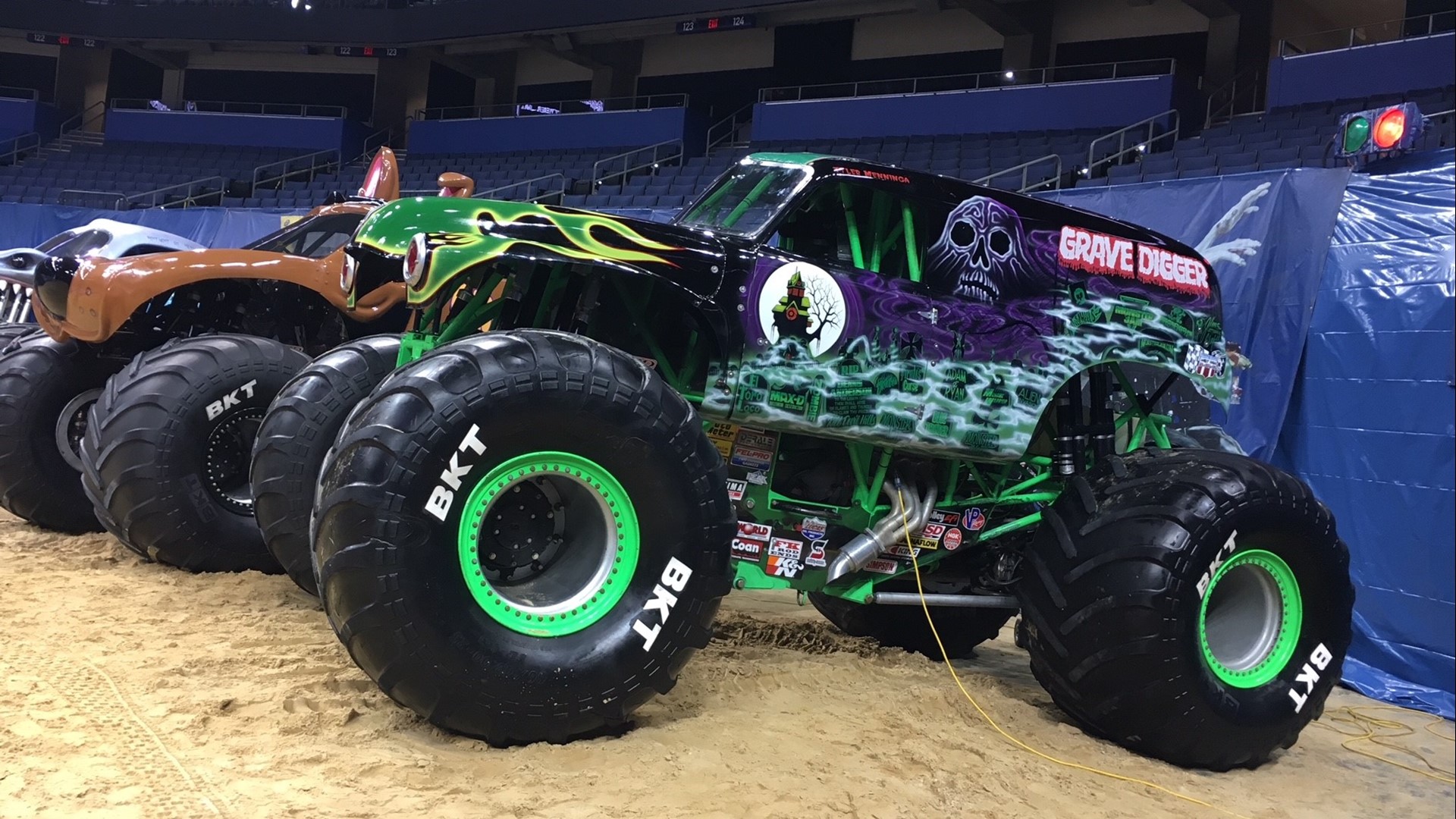 Amalie Arena transformed into monster truck playground | wtsp.com