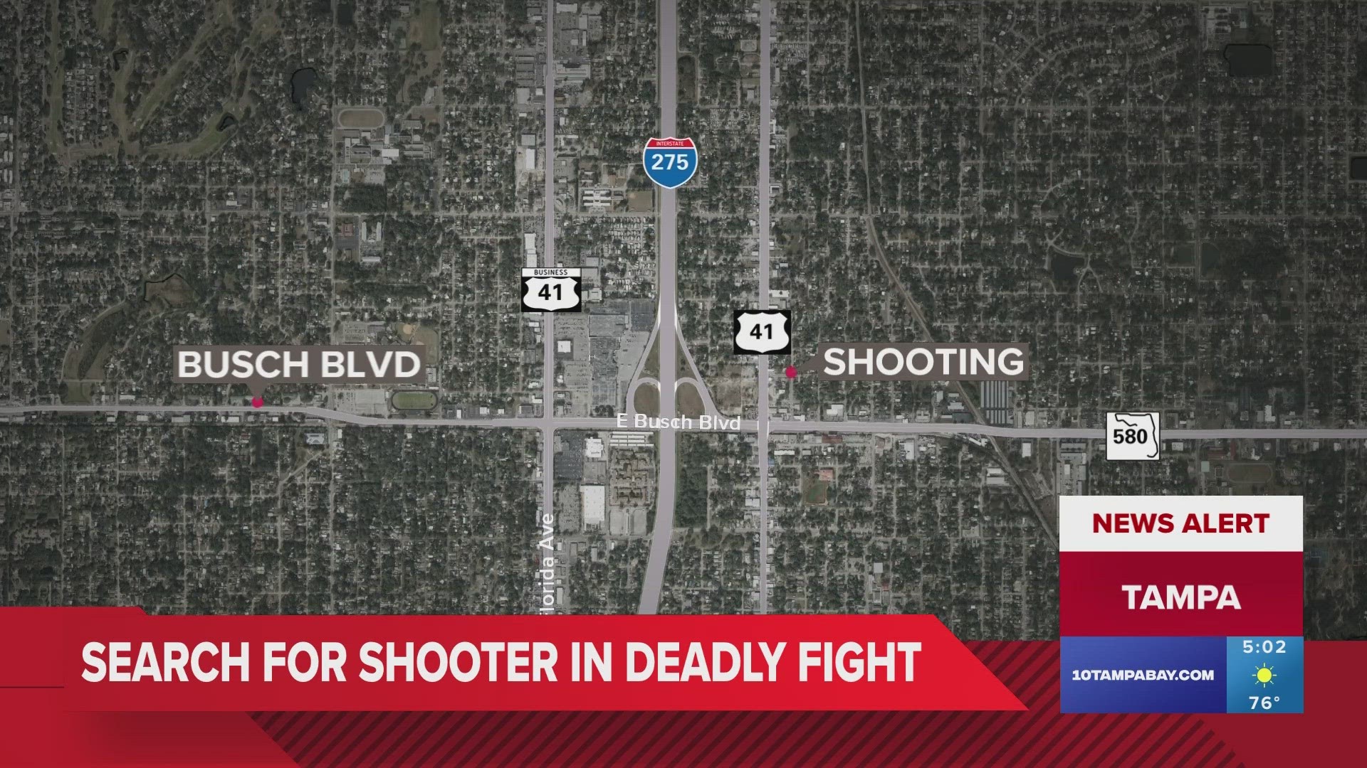 The shooting happened just before 2:50 p.m. in the area of North 9th Street and East Wilma Street.