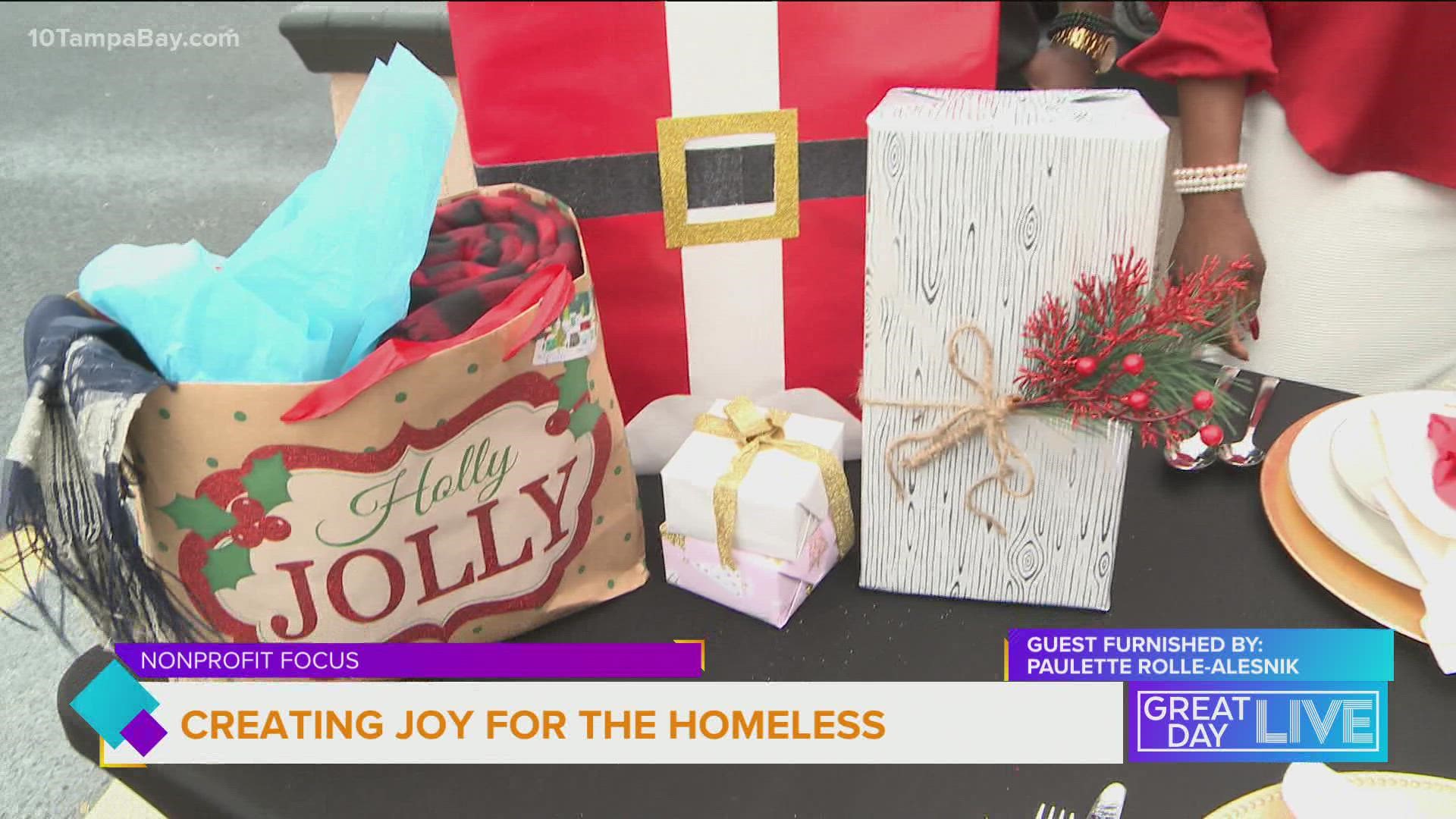Every year Paulette Rolle-Alesnik throws a semi-formal banquet for the homeless community.