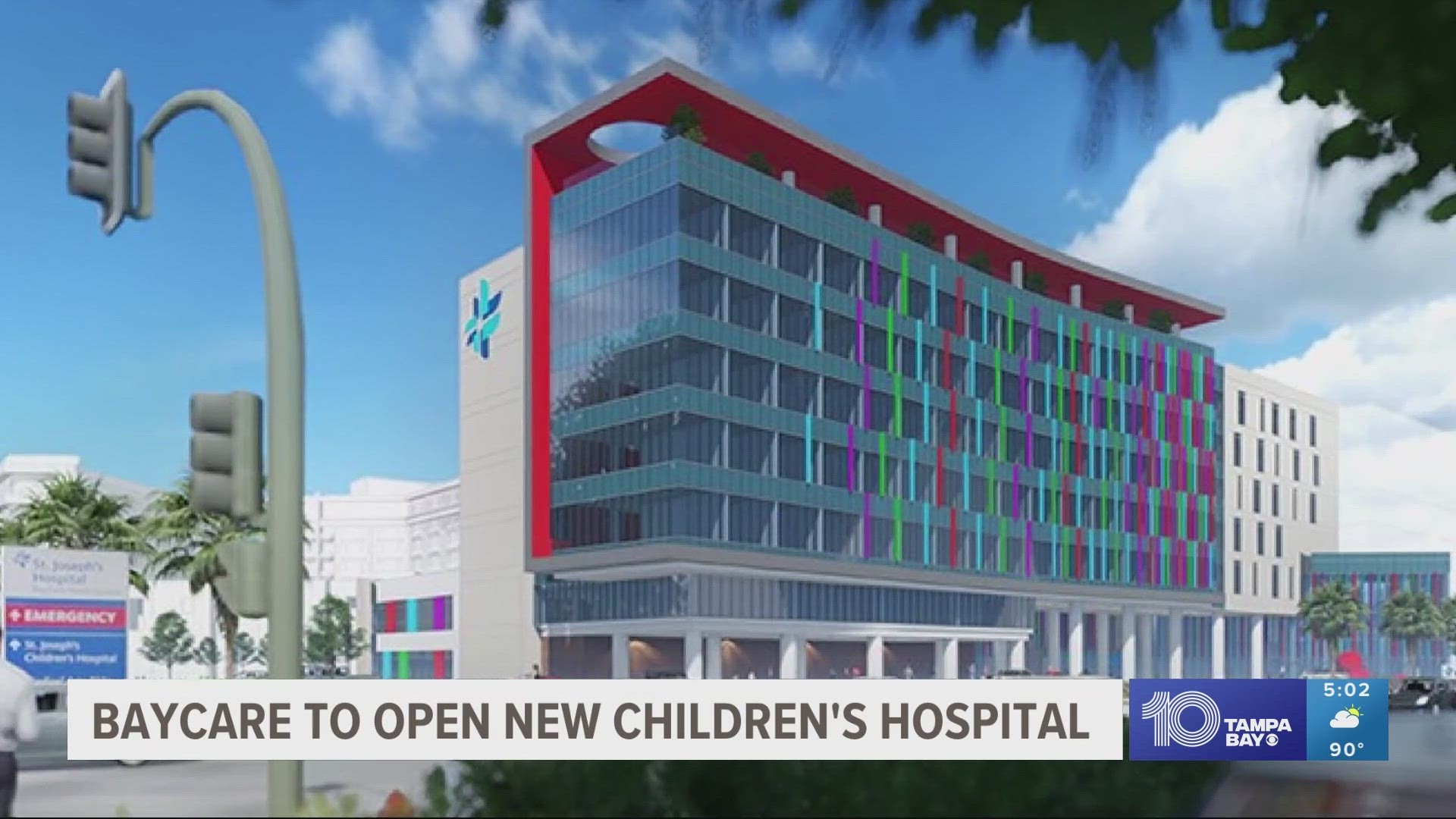 Baycare says this new hospital will allow St. Joseph's Children to provide specialty care to children.