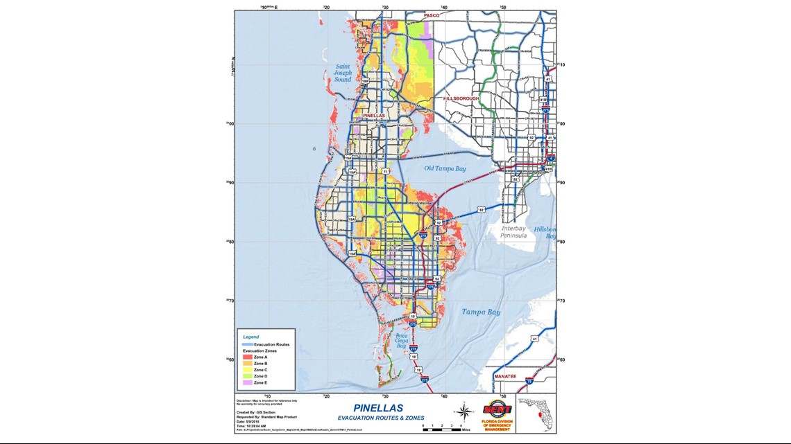 Sarasota County Hurricane Evacuation Map - Maps For You