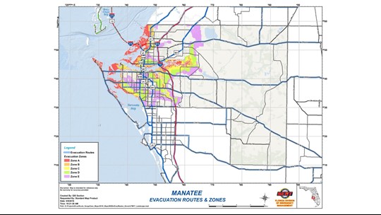 Tampa Bay-area evacuation zones | wtsp.com