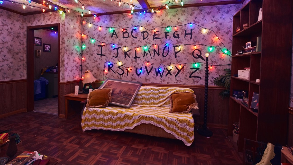 Stranger things upside online down house