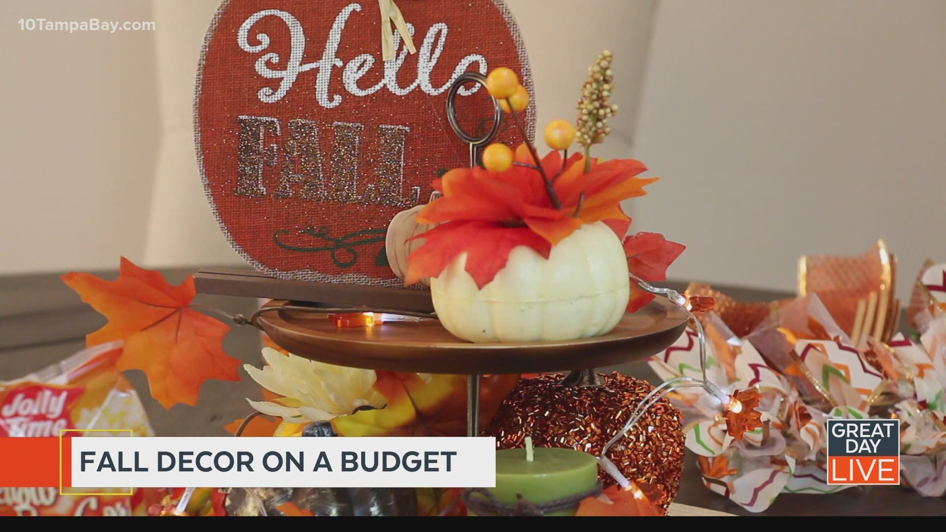 Fall décor on a budget