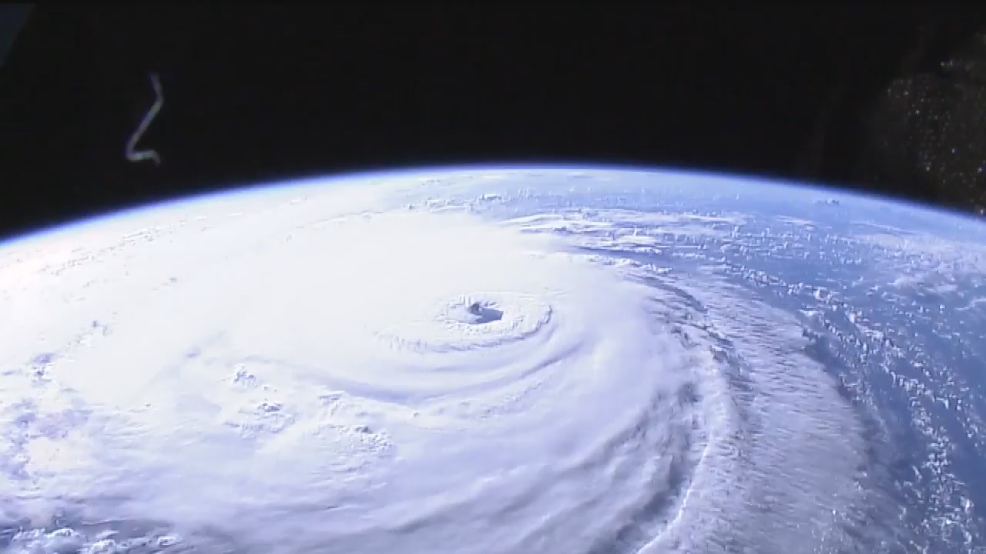 Hurricane Florence from the International Space Station: A spectacular ...