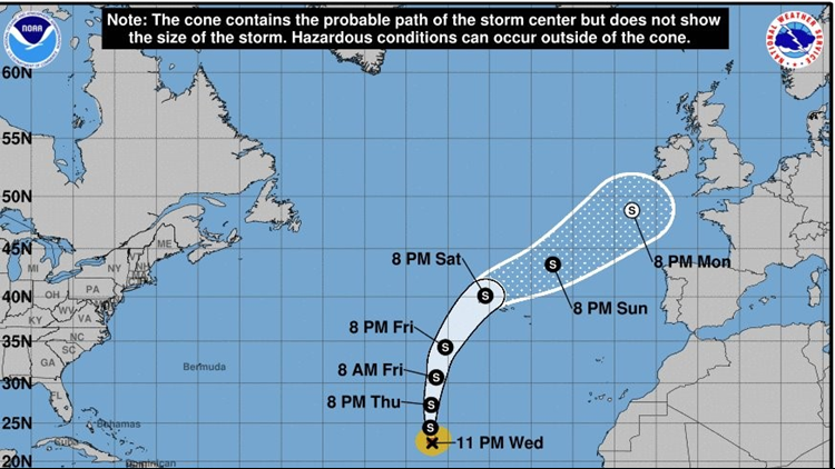 Hurricane Helene continues to weaken in Atlantic | wtsp.com