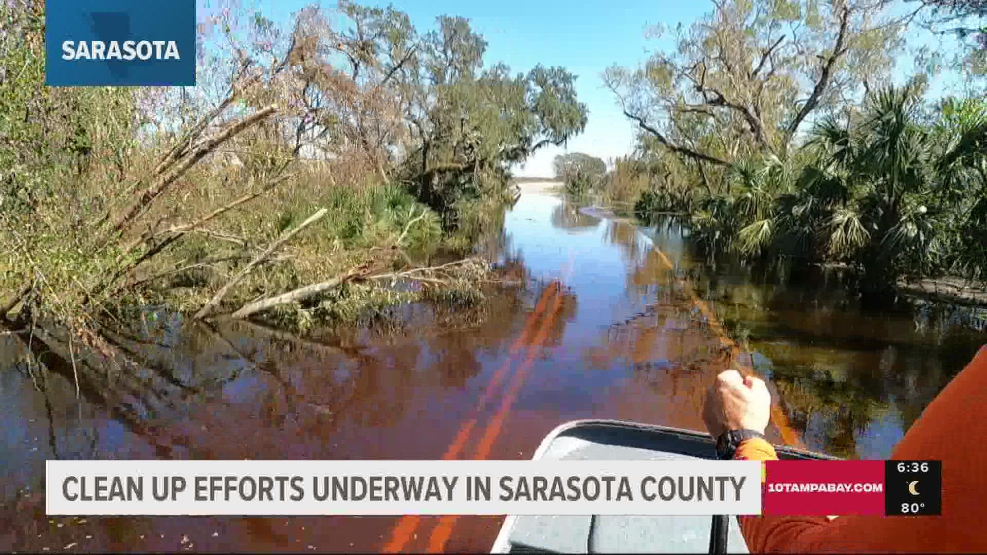 We talked to the Hidden River community in Sarasota, affected by a levee break which caused significant flooding after Hurricane Ian.