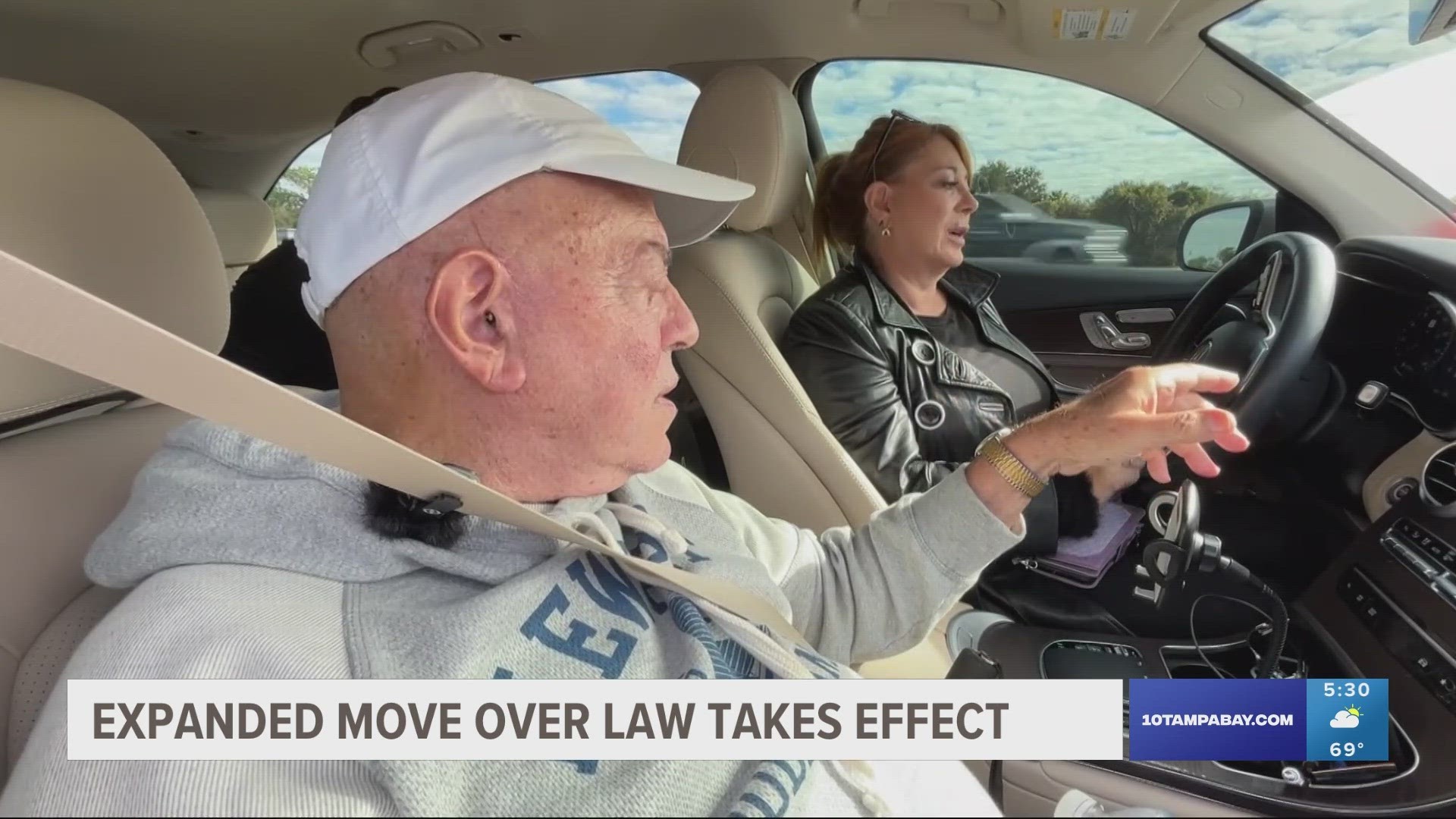The original law requires Floridians to move over for first responders and city vehicles. The enhanced law will have them move over for more vehicles.