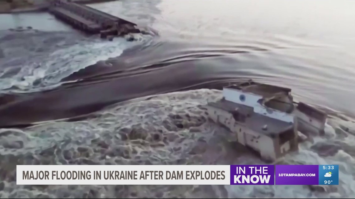 Here's what we know about the Kakhovka dam collapse in Ukraine
