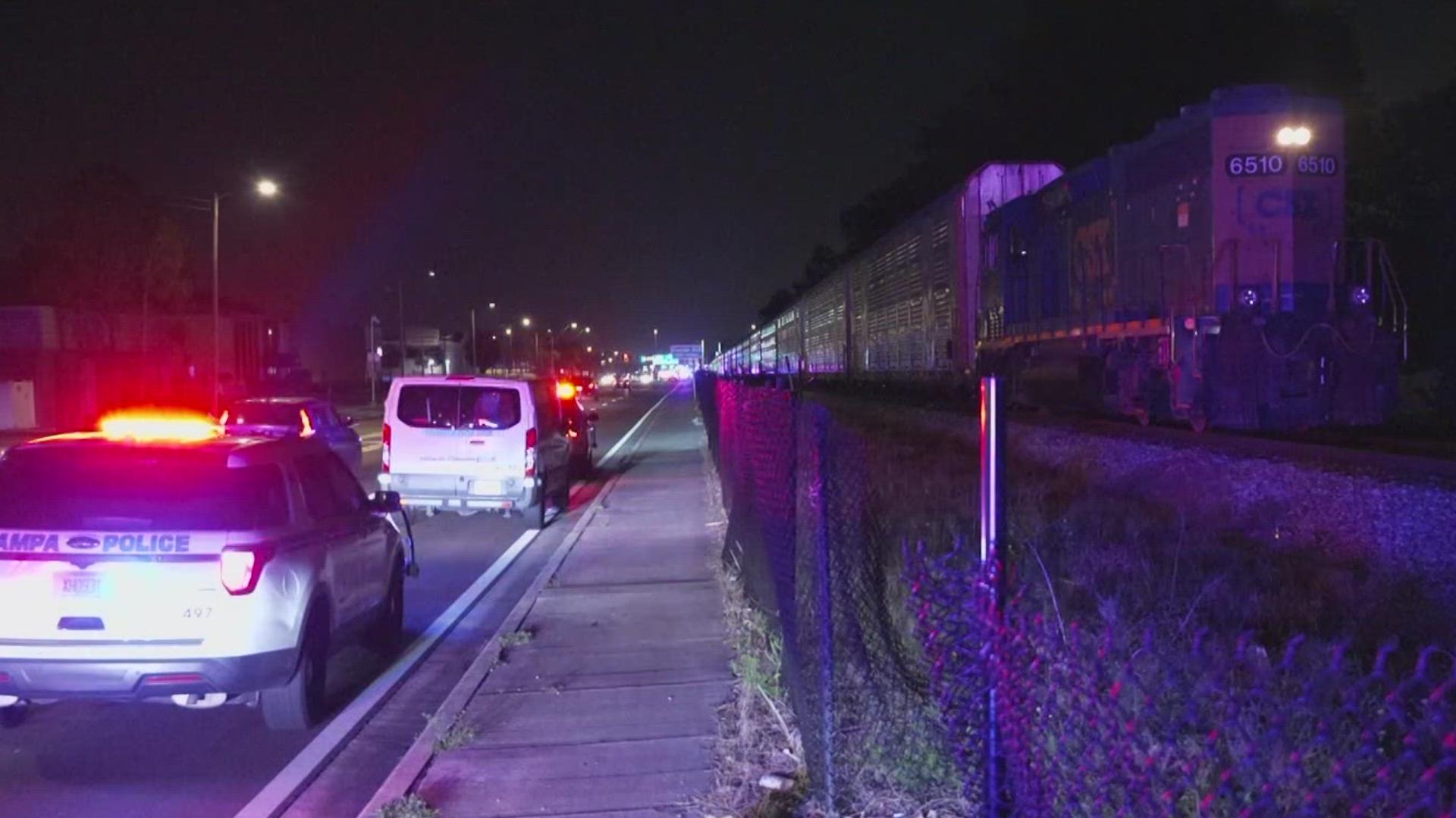 W Busch Boulevard is expected to remain closed at N Florida Avenue for several hours.