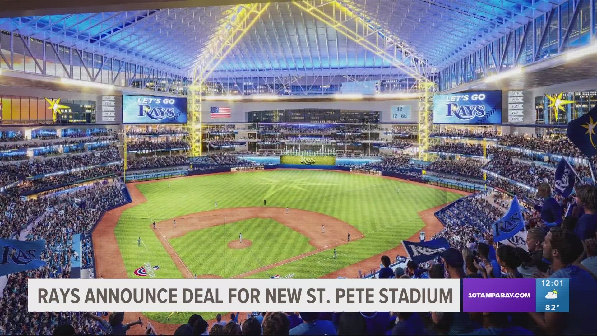 Tampa Bay Rays principal owner Stuart Sternberg confirmed the playoff-bound team is here to stay in St. Petersburg.