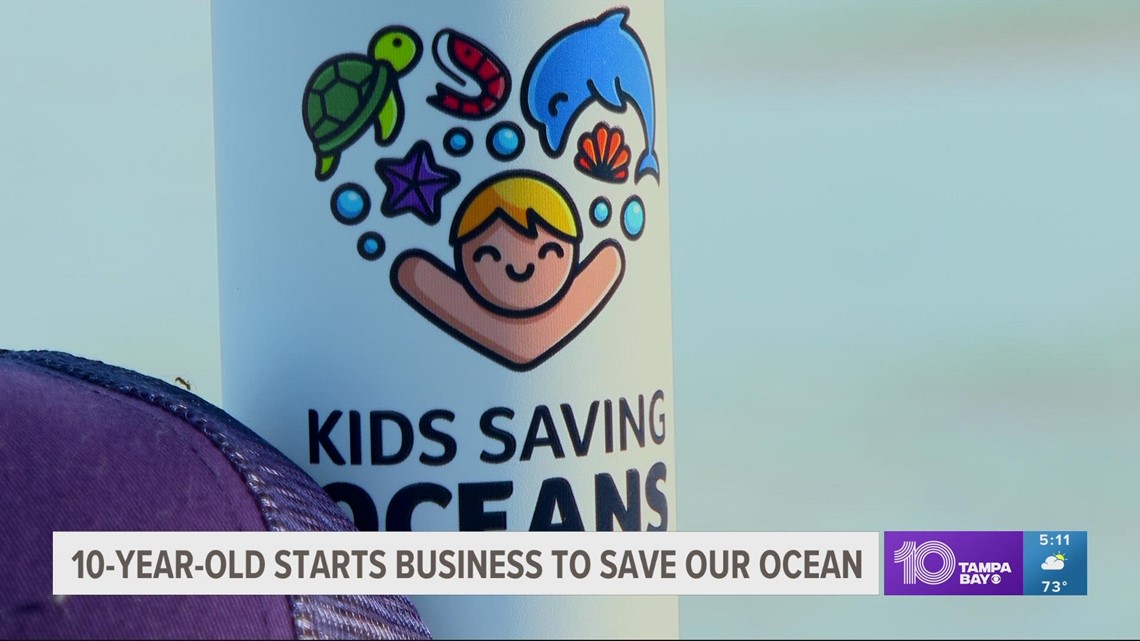 10-year-old boy is on a mission: Saving the ocean for generations to come