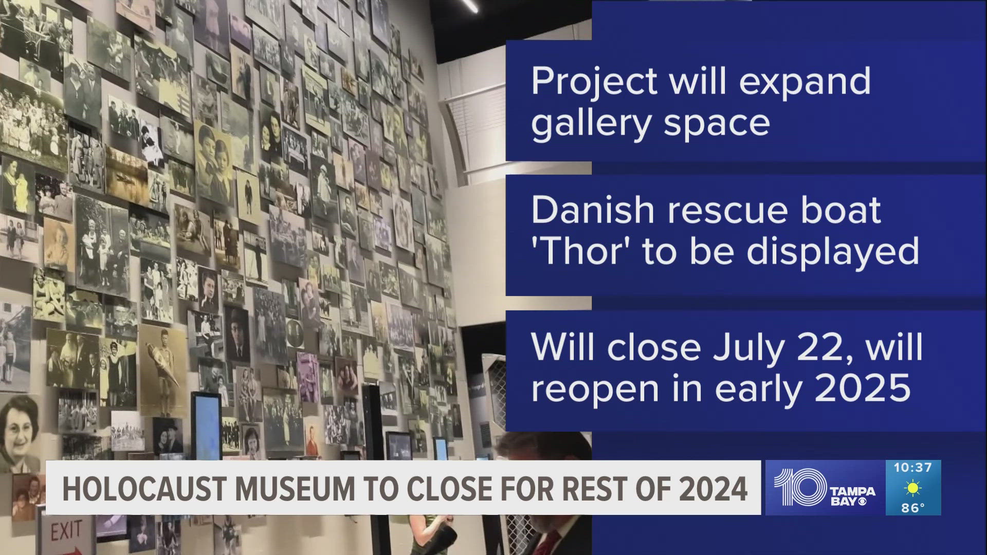 The museum will undergo renovations and expansion before reopening sometime in 2025, leaders said.