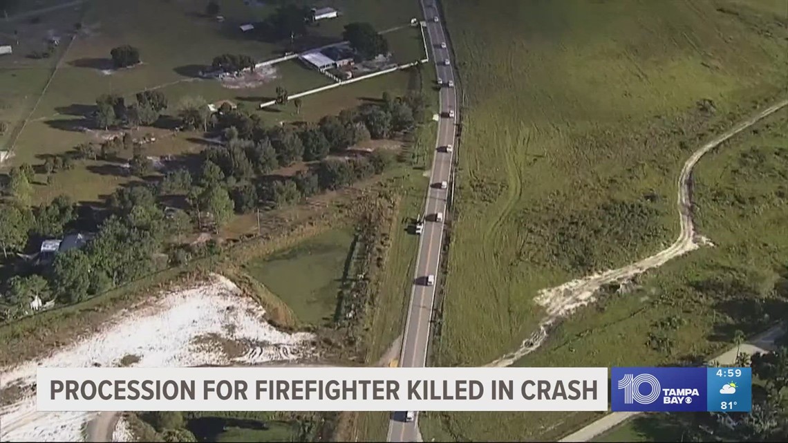 Honoring Polk County firefighter killed in crash | wtsp.com