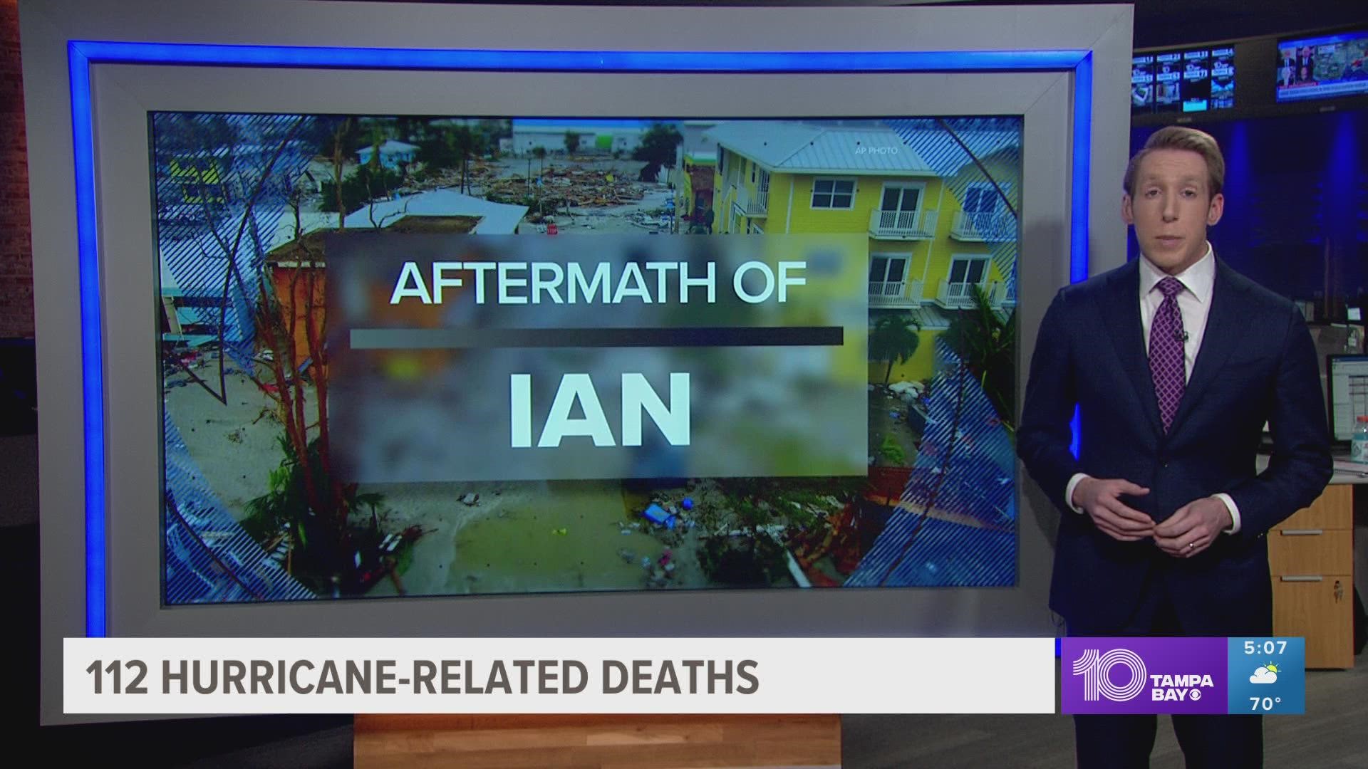 The deaths span 17 counties in Florida, including here in the Tampa Bay area.