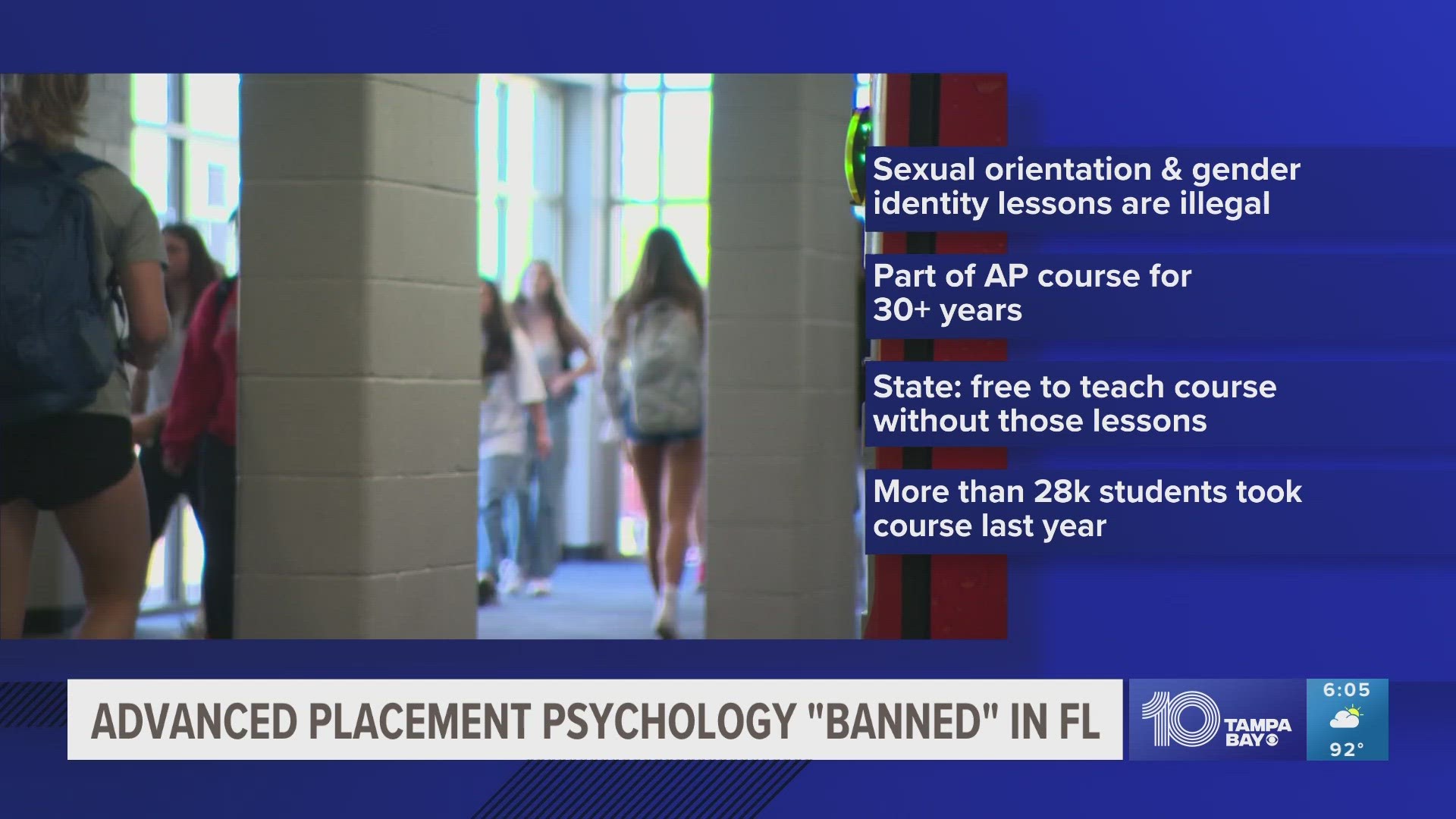 College Board claims Florida DOE 'banned' AP Psychology course | wtsp.com