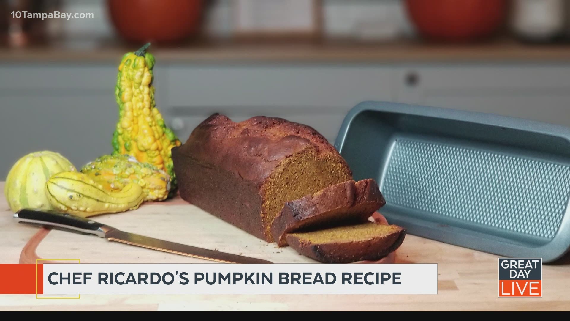 Chef Ricardo’s Pumpkin Bread recipe