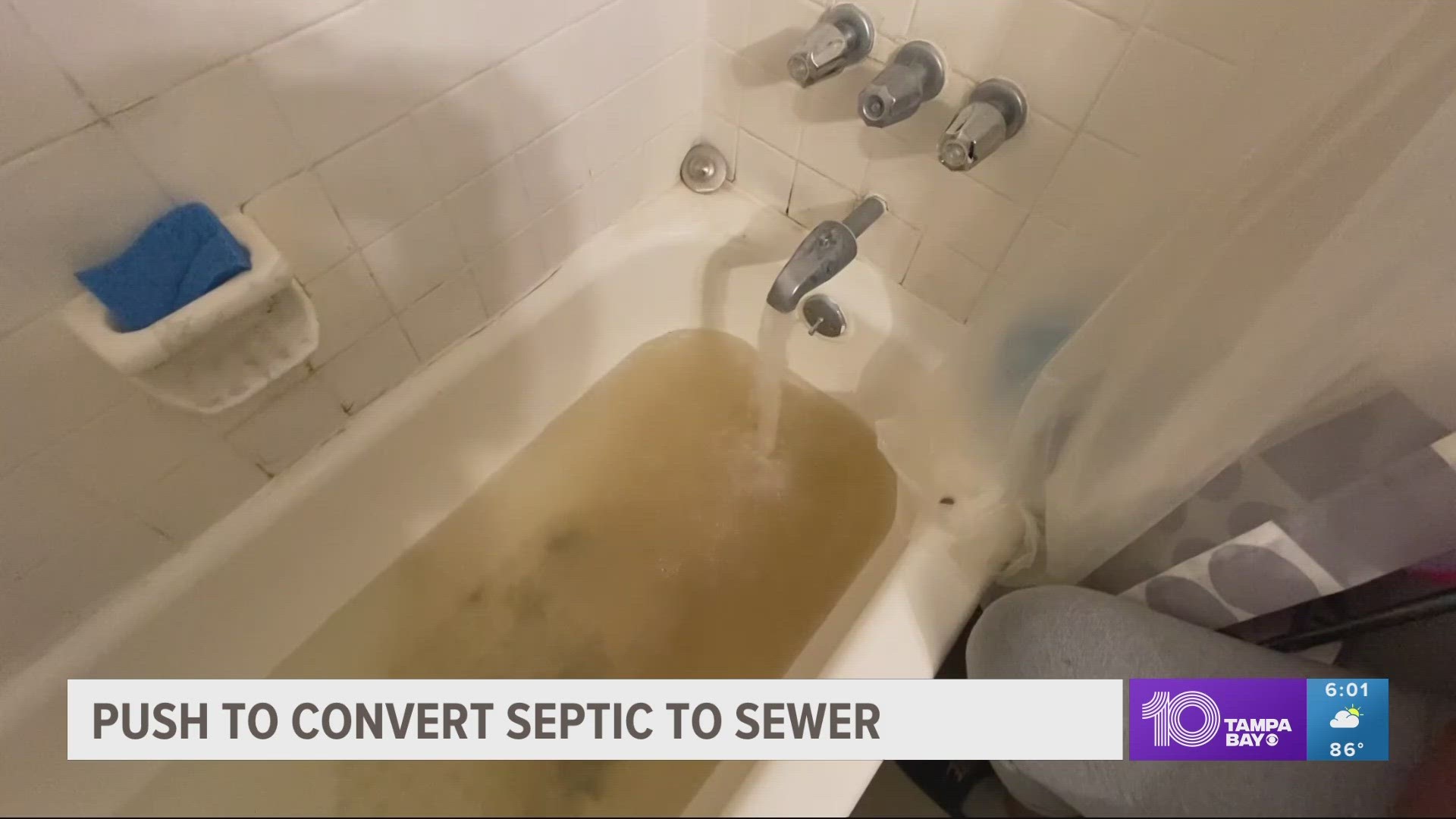 Many of the homes rely on septic tanks and private wells that might have been contaminated.