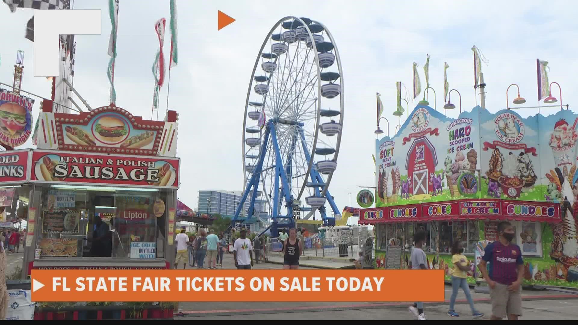 Where can I get tickets to the Florida State Fair 2022?