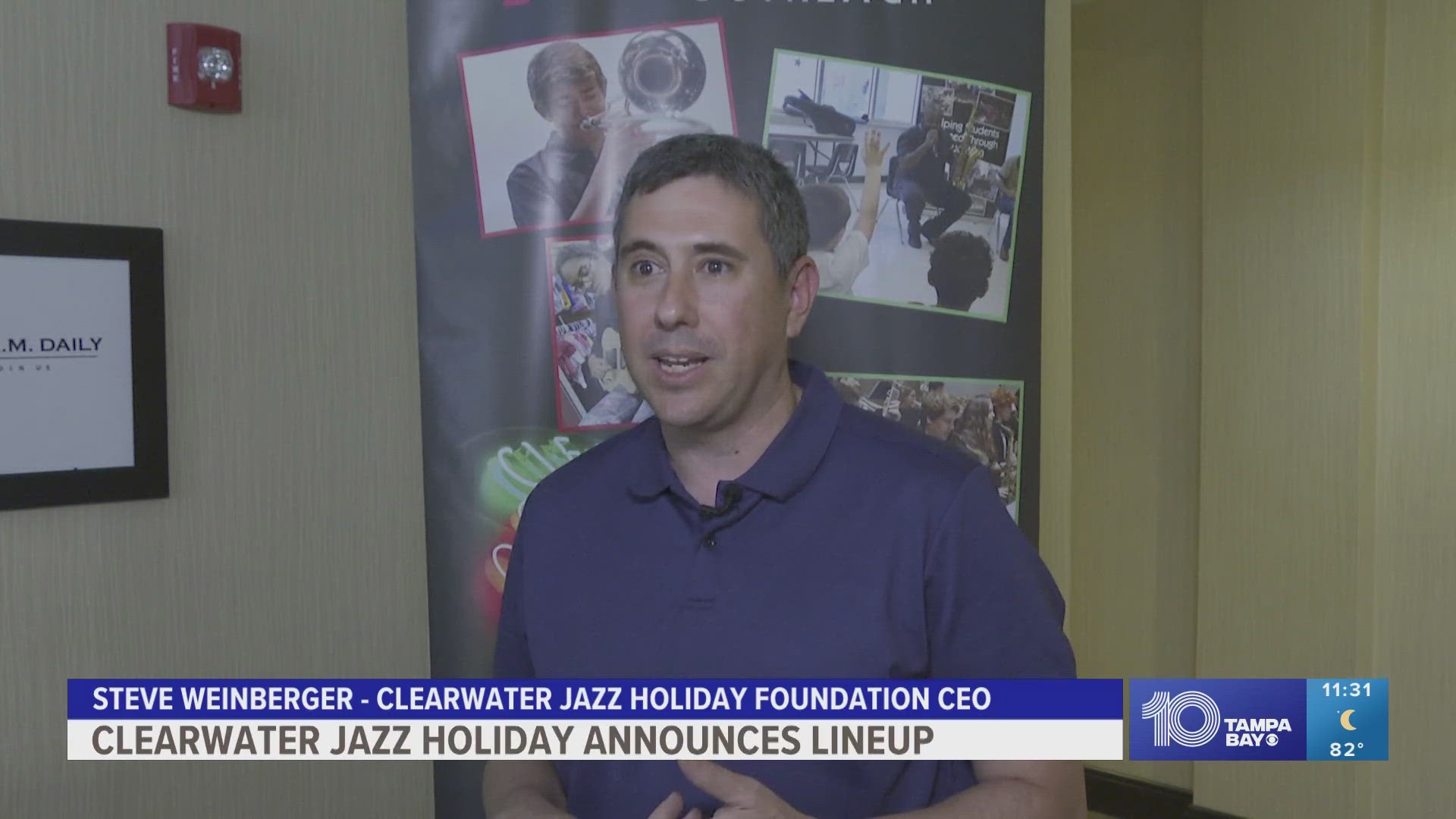 The Clearwater Jazz Holiday will take over Coachman Park on Oct. 17-20, 2024.