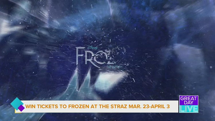Watch Great Day Live this week for your chance to win 2 tickets to Frozen at the Straz Center