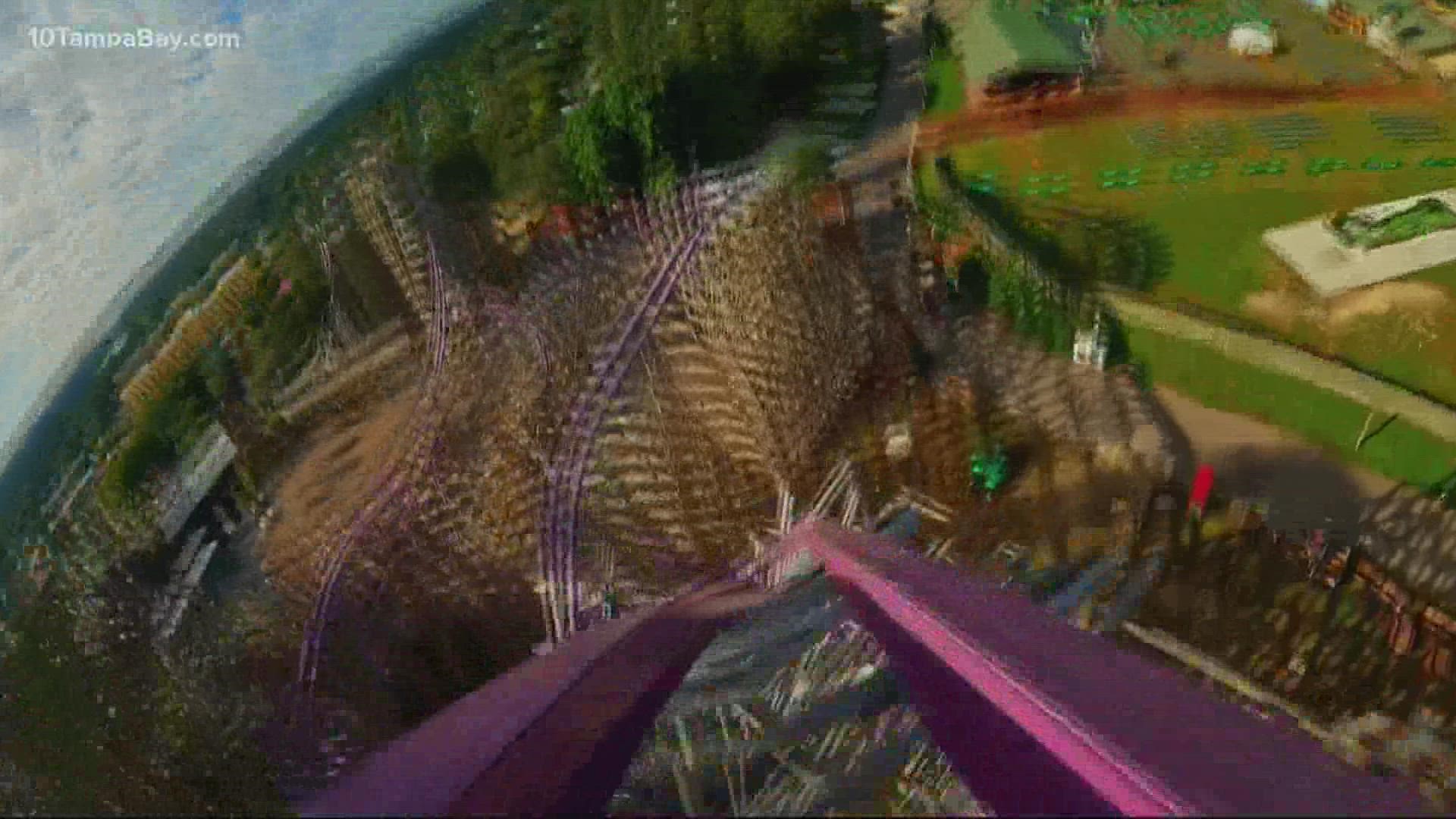 The theme park previewed the new ride, which will be "the fastest and steepest hybrid coaster in the world."