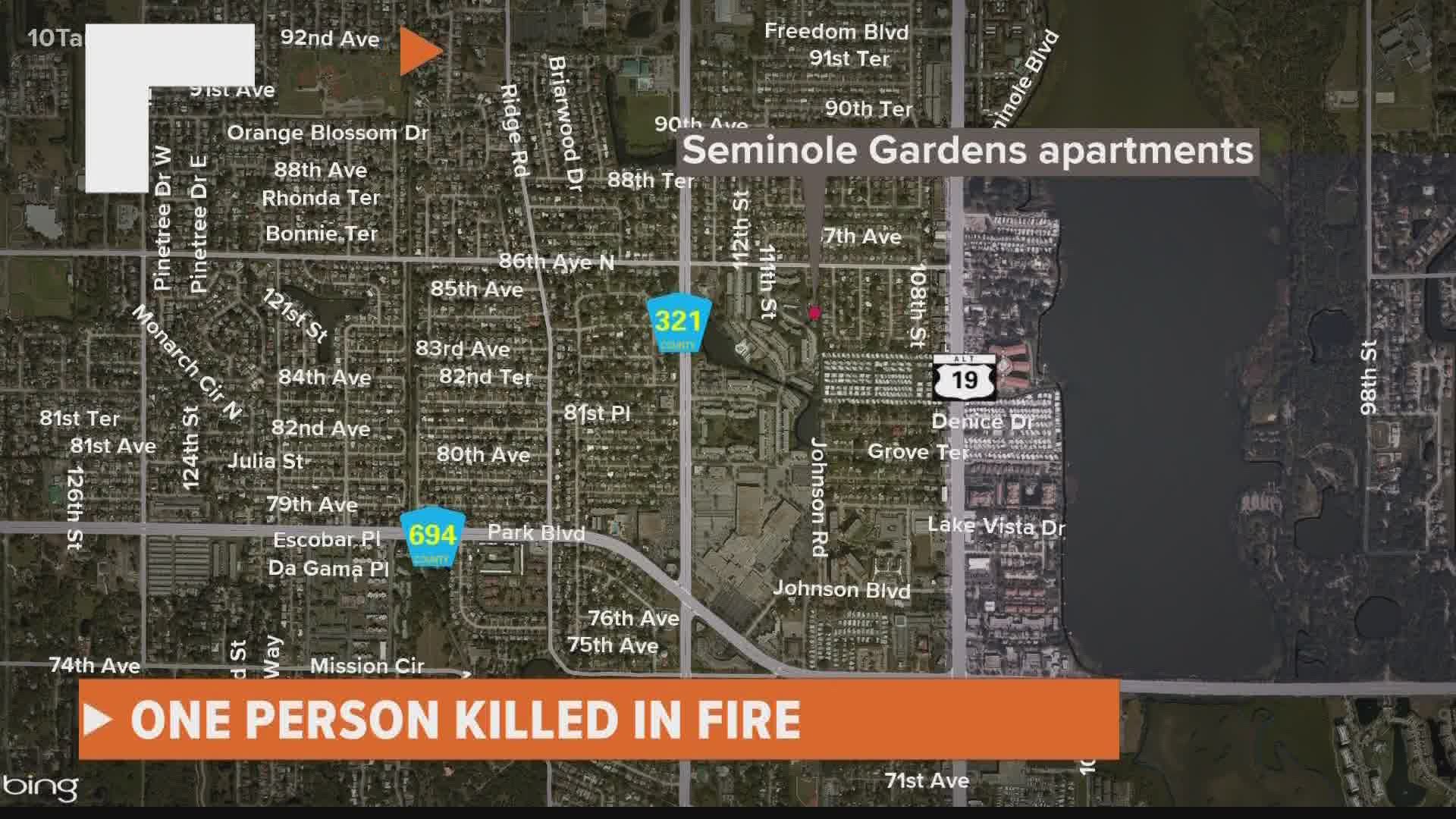 The sheriff's office said the call came in around 4 a.m. at the Seminole Gardens Apartments.