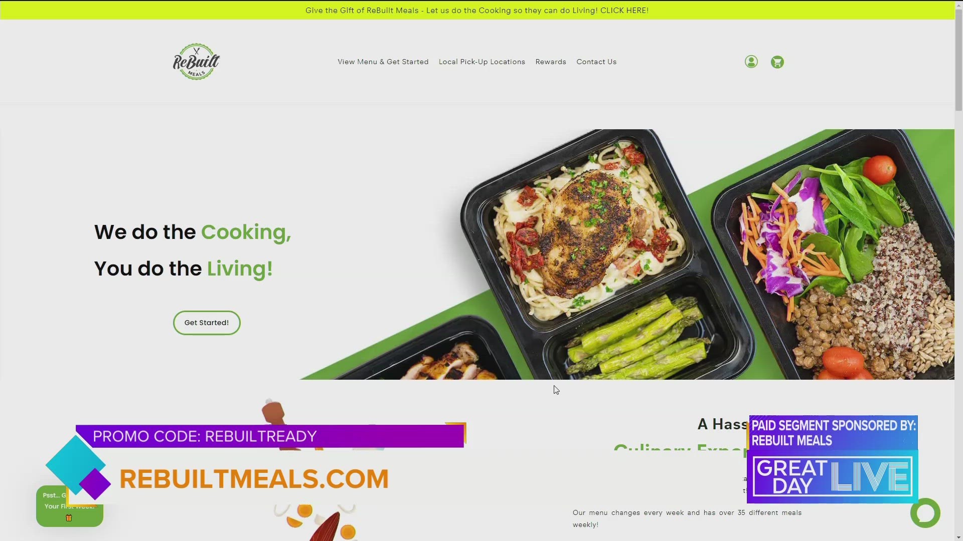 PAID SEGMENT SPONSORED BY: Rebuilt Meals