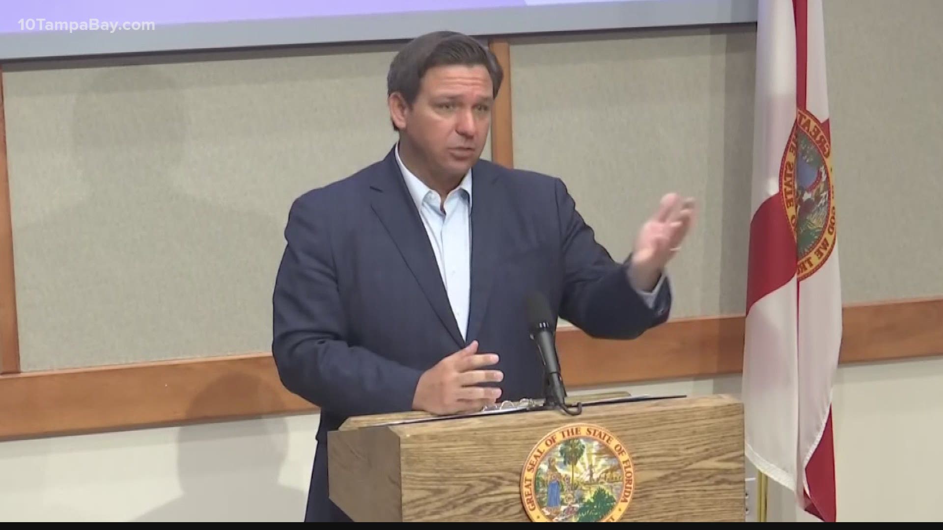 The governor's plan differs from the latest CDC recommendation, which says essential workers and those 75 and up should be next.