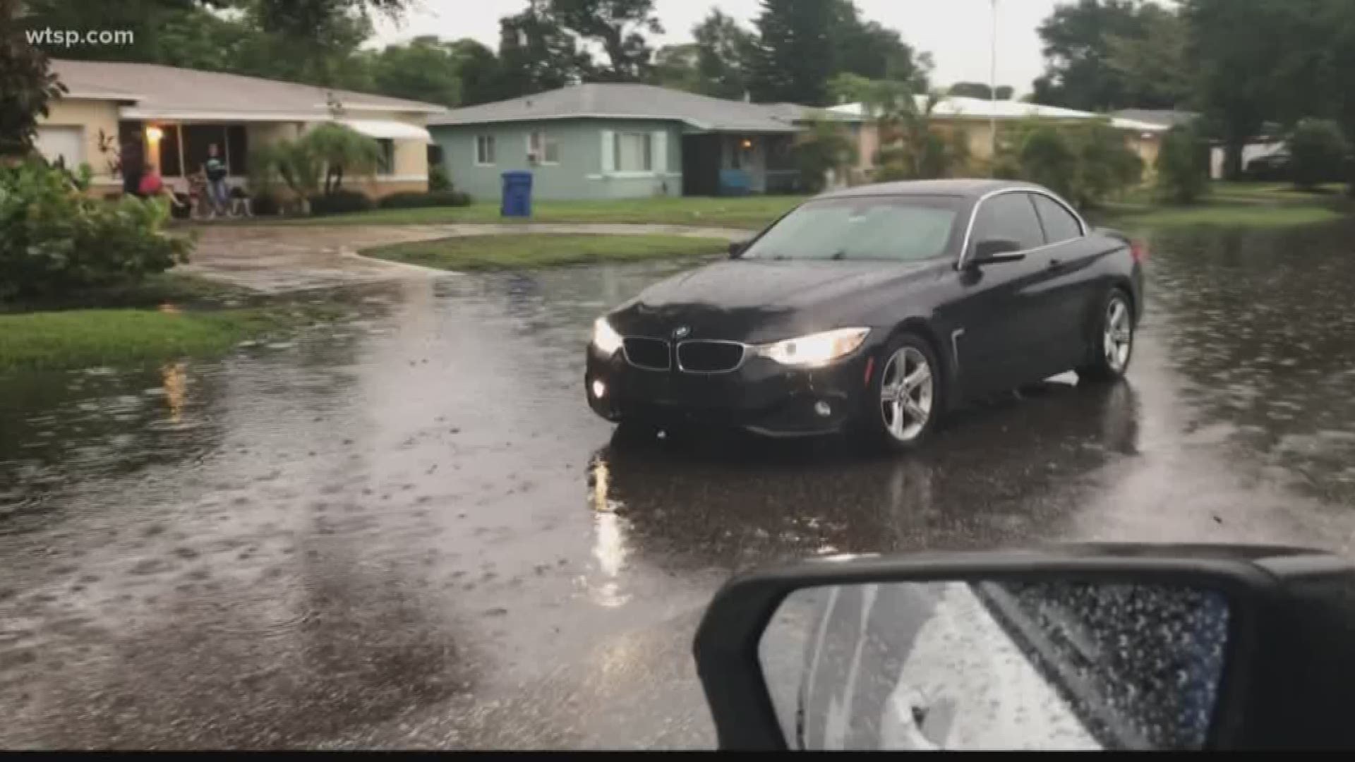 Emergency crews rescue motorists after St. Pete flash flooding 