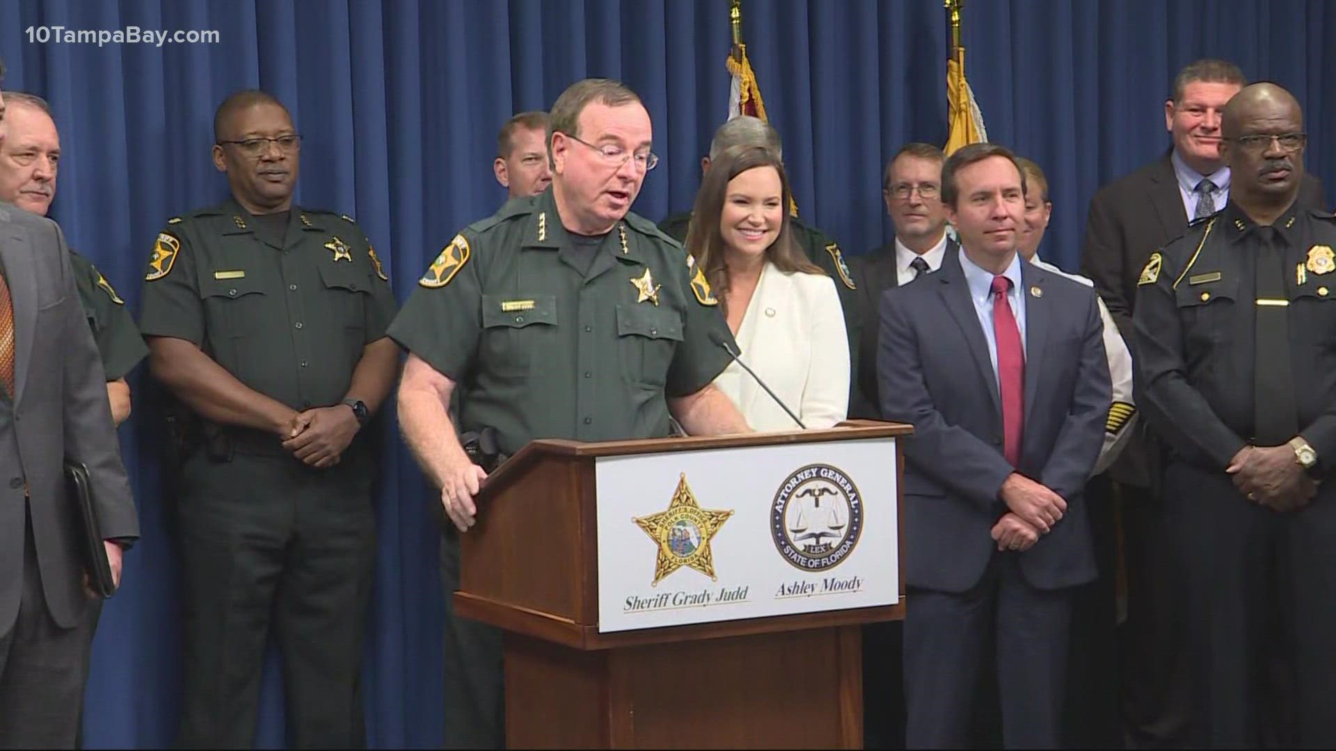 Florida's attorney general announced the formation of a new task force to help coordinate the legal response to organized retail crime.
