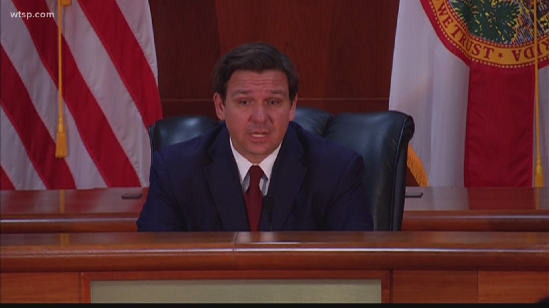 Gov. Ron DeSantis said that computer glitches should go away soon for those trying to file for unemployment.